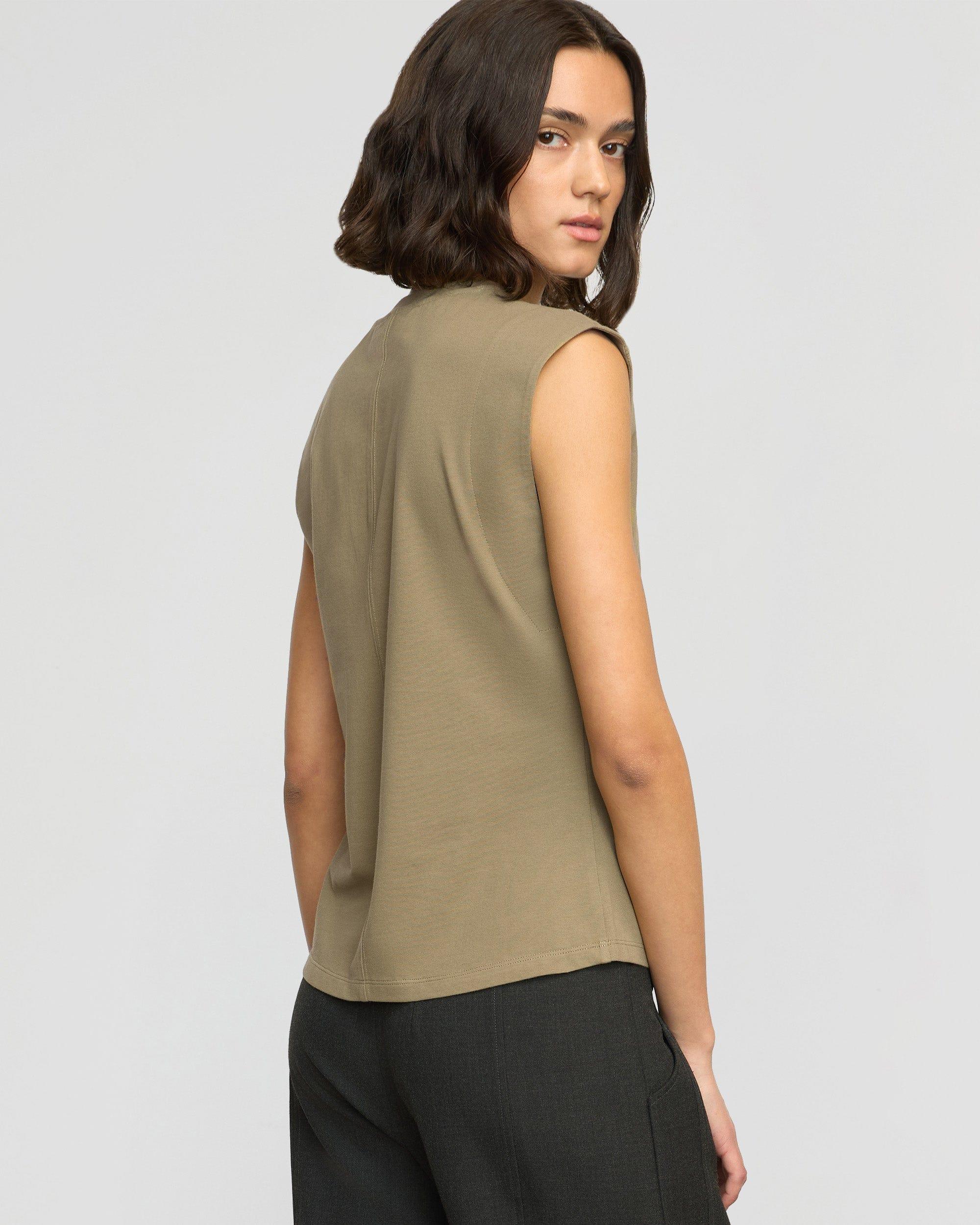 Nana Organic Cotton Structured-Shoulder Tee Product Image