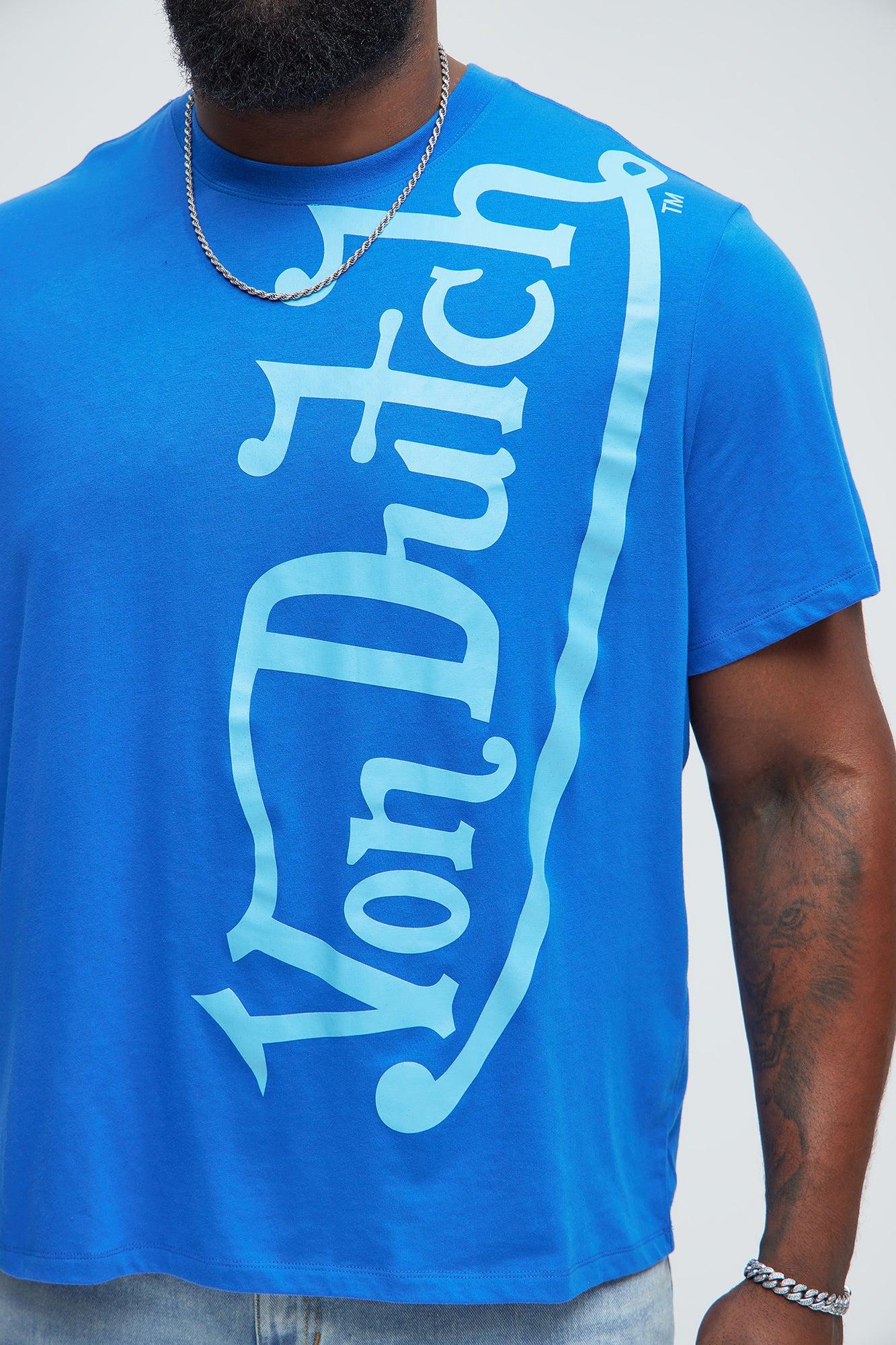 Von Dutch Blasted Short Sleeve Tee - Blue Product Image