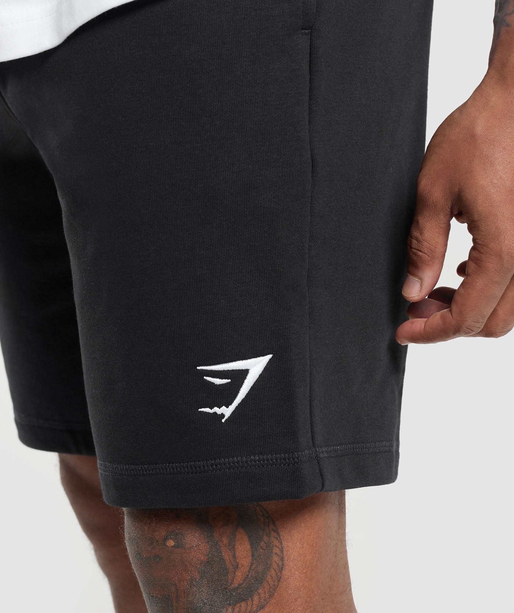 Gymshark Crest 9" Shorts - Black Male Product Image