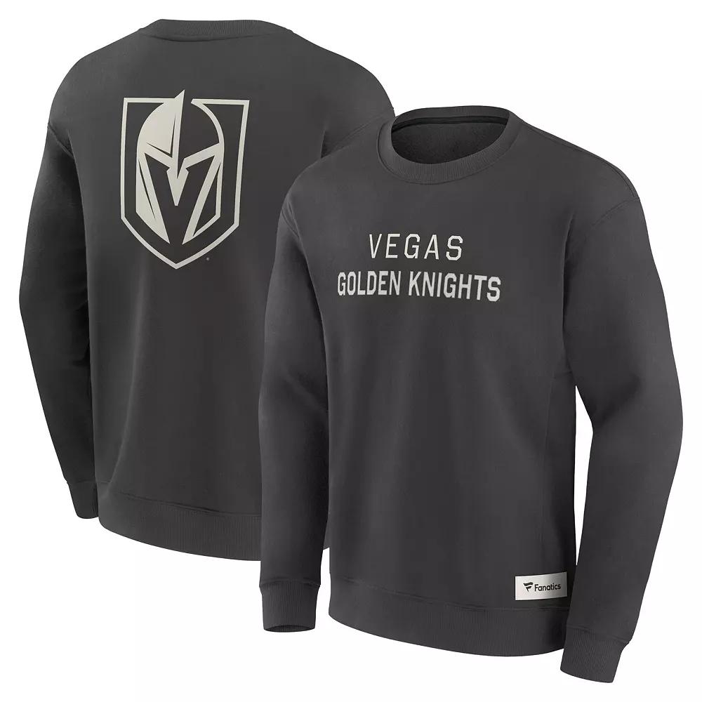 Men's Fanatics Charcoal Vegas Golden Knights Elements Future Ground Lettering Pullover Sweatshirt, Size: XL, Lvk Charco Product Image