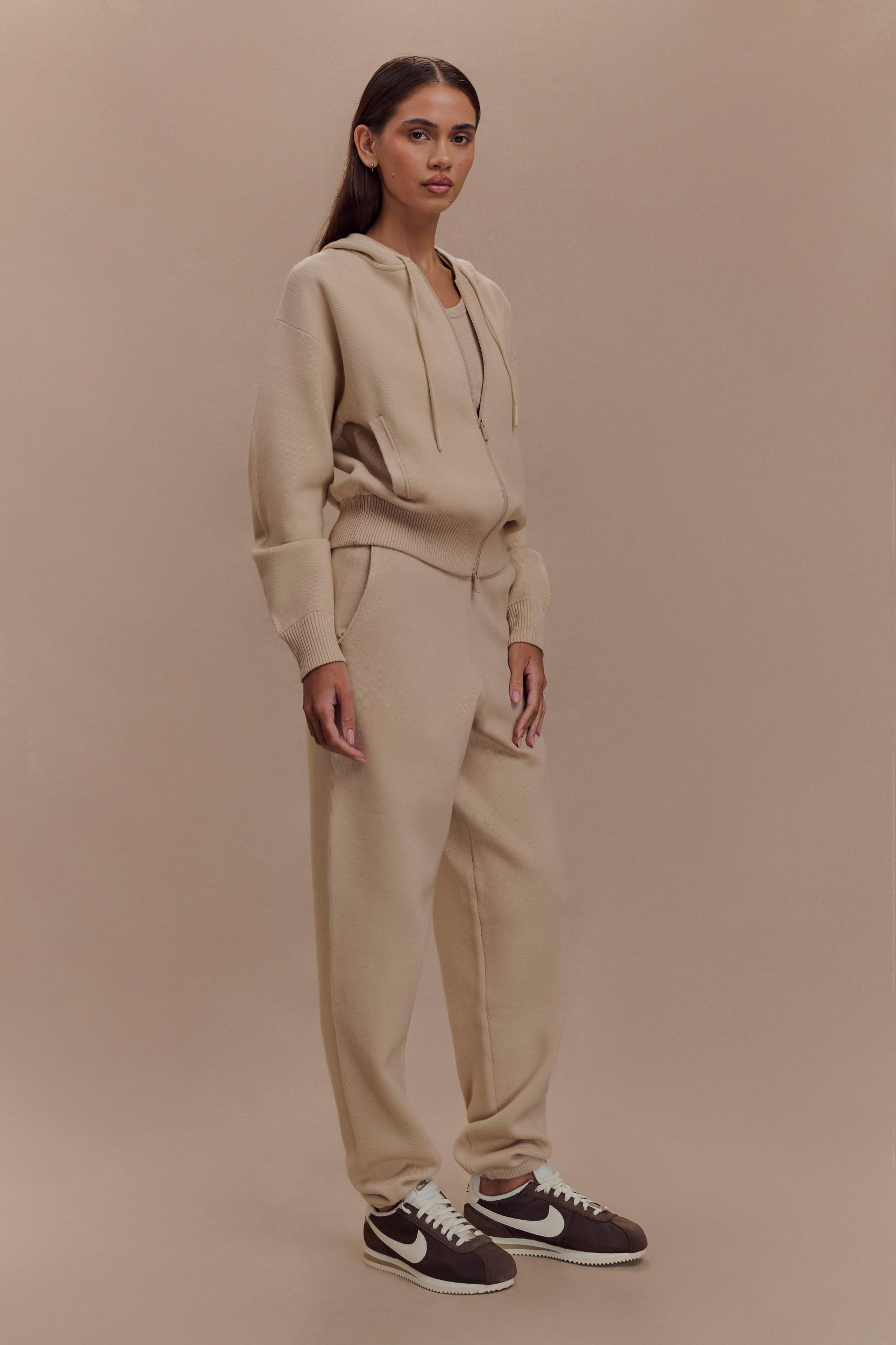 Sami Knit Jogger - Camel Product Image