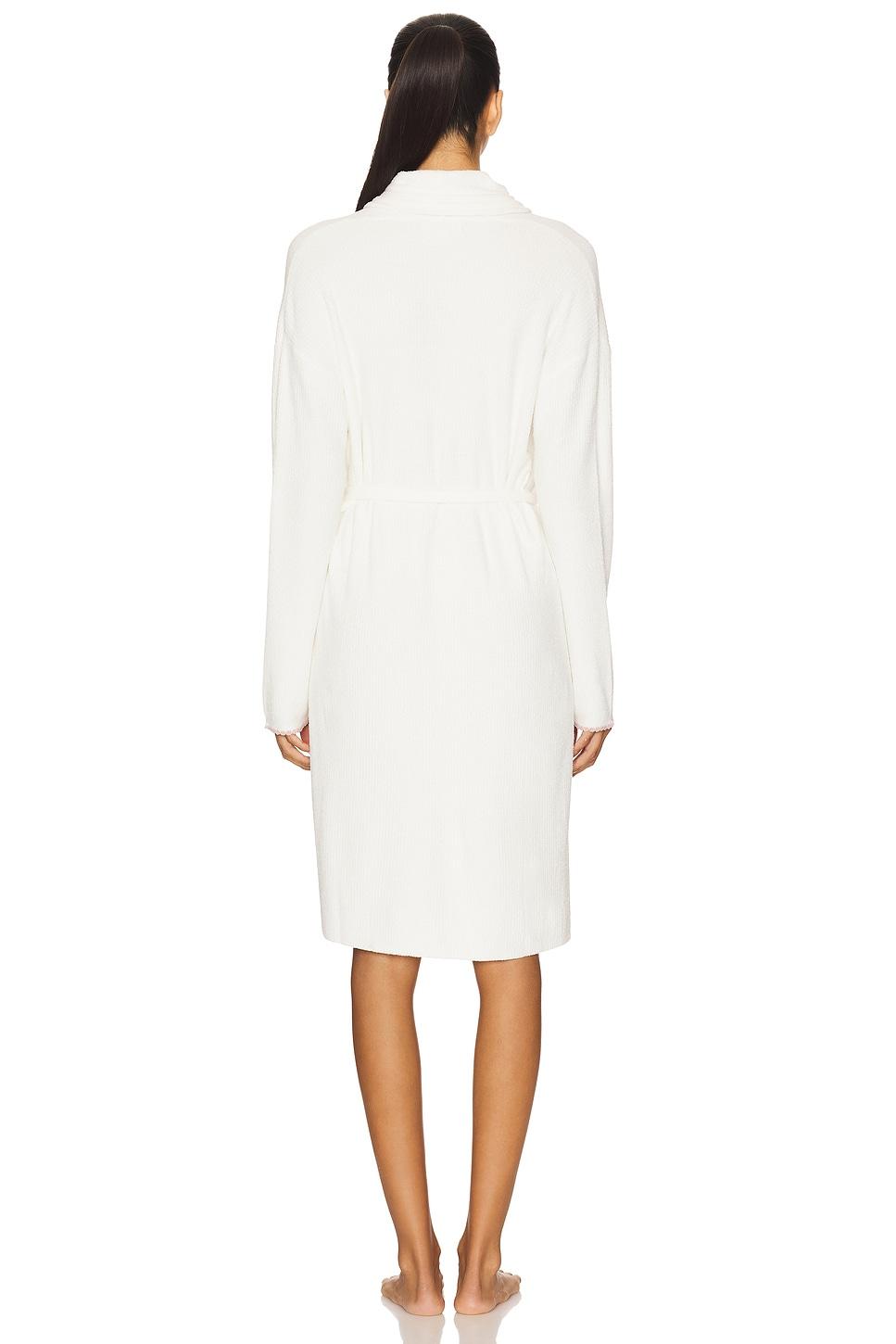 CozyChic Ultra Lite Contrast Scallop Ribbed Robe Barefoot Dreams Product Image
