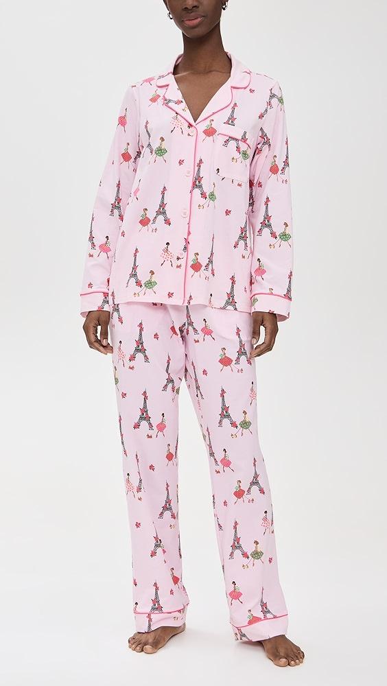 BedHead PJs Cotton Knit Long Sleeve Classic PJ Set | Shopbop Product Image