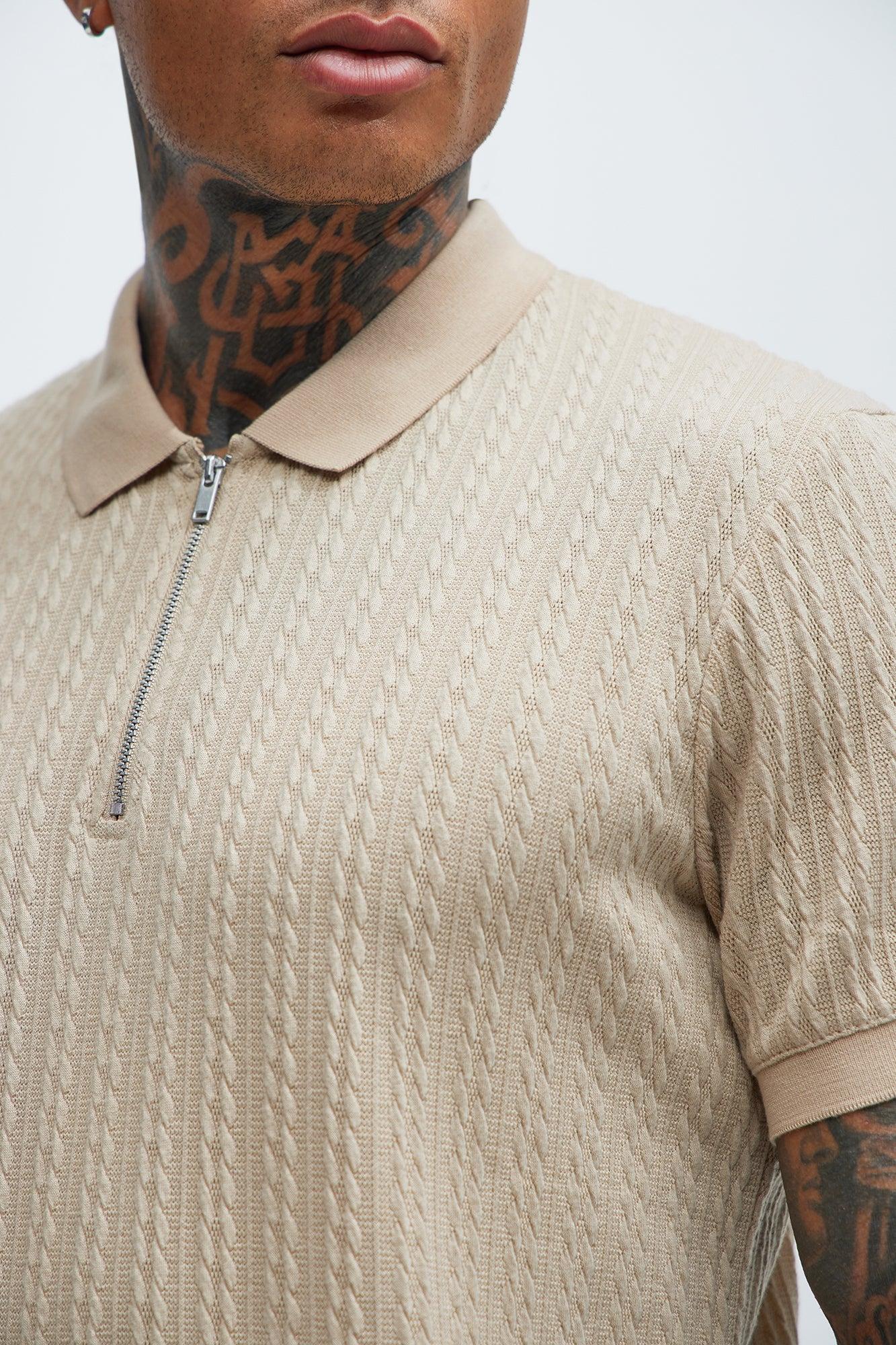 Caddie Short Sleeve Polo - Cream Product Image