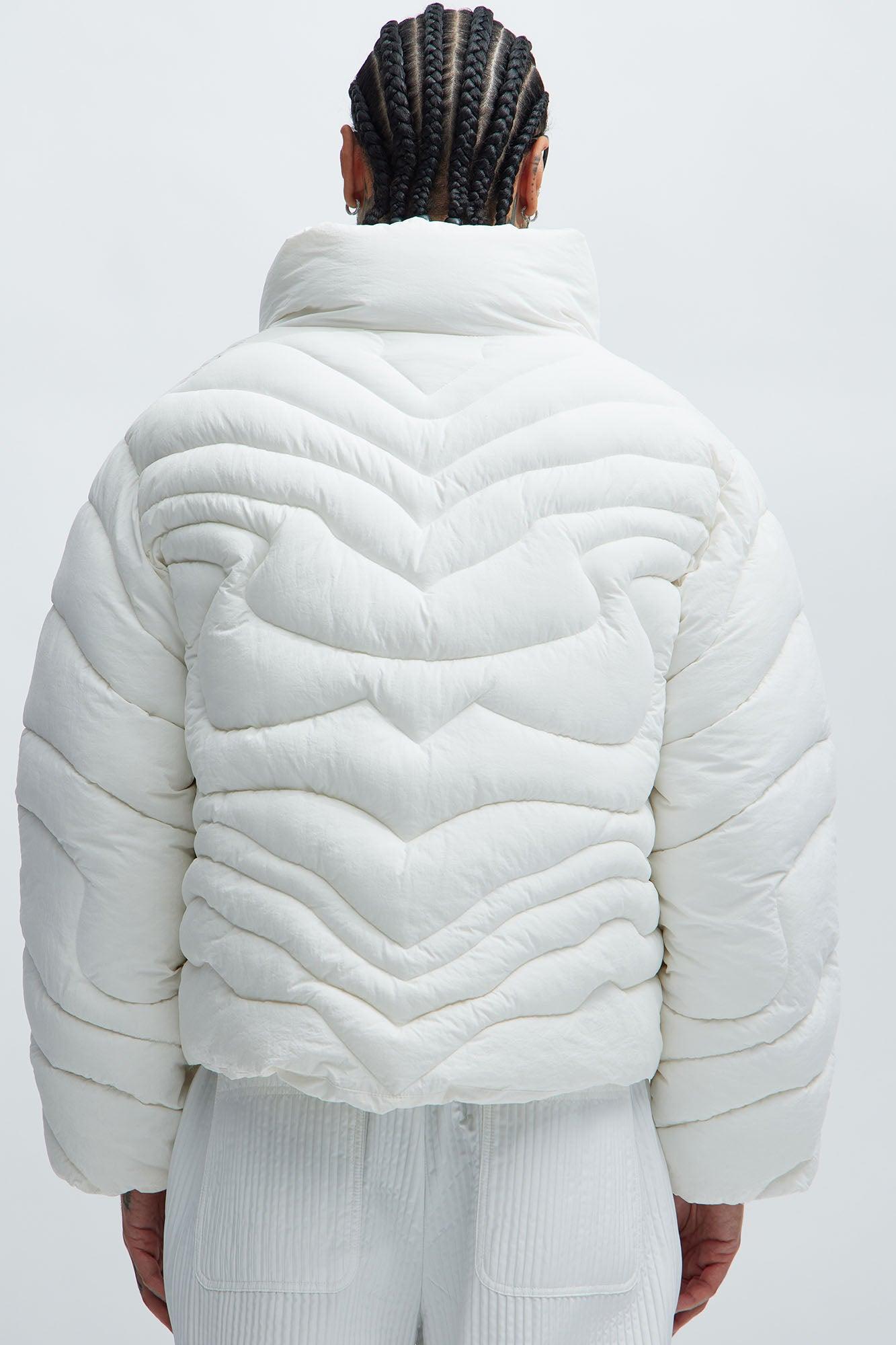 Willow Quilted Jacket - White Product Image