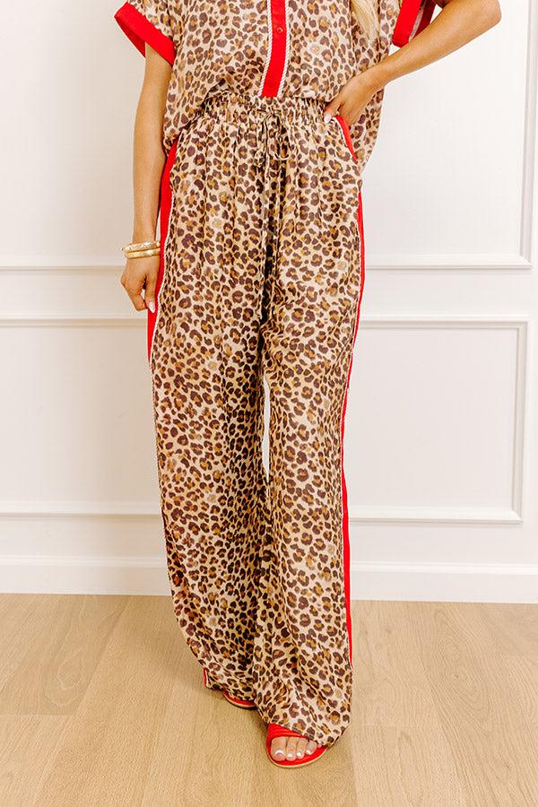 Concrete Jungle High Waist Leopard Pants Product Image