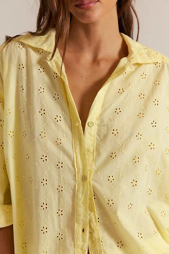 We The Free Mae Washed Eyelet Shirt Product Image