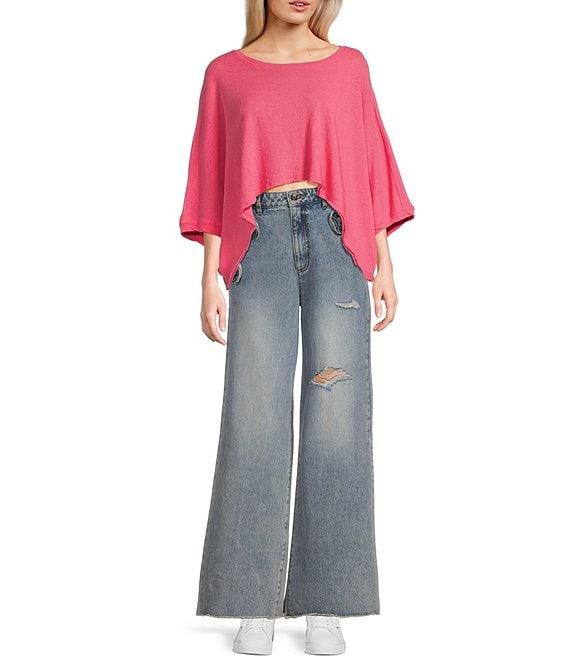 C&V Chelsea & Violet Short Sleeve Dolman T-Shirt Product Image