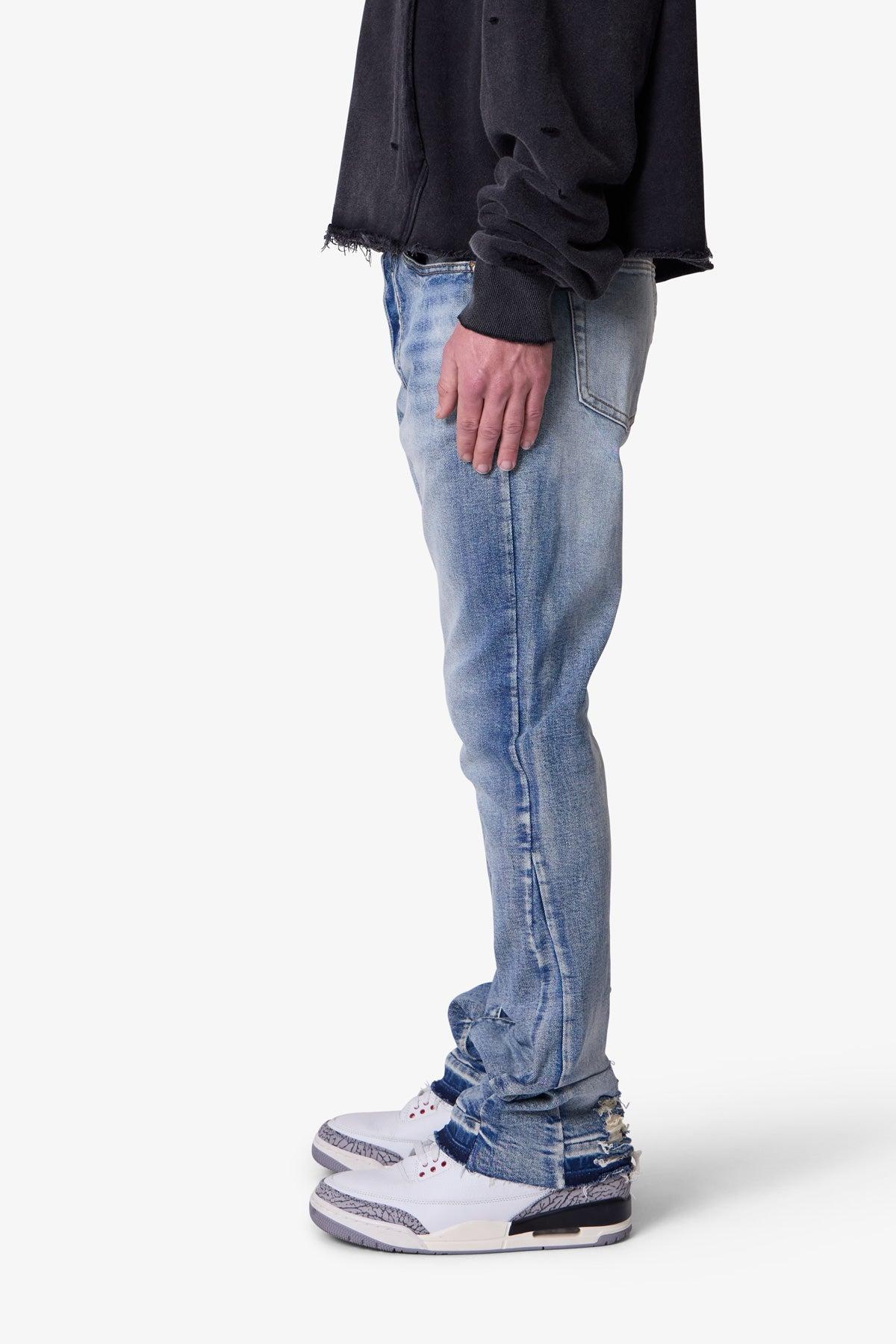 X514 Skinny Stacked Denim - Medium Blue Product Image