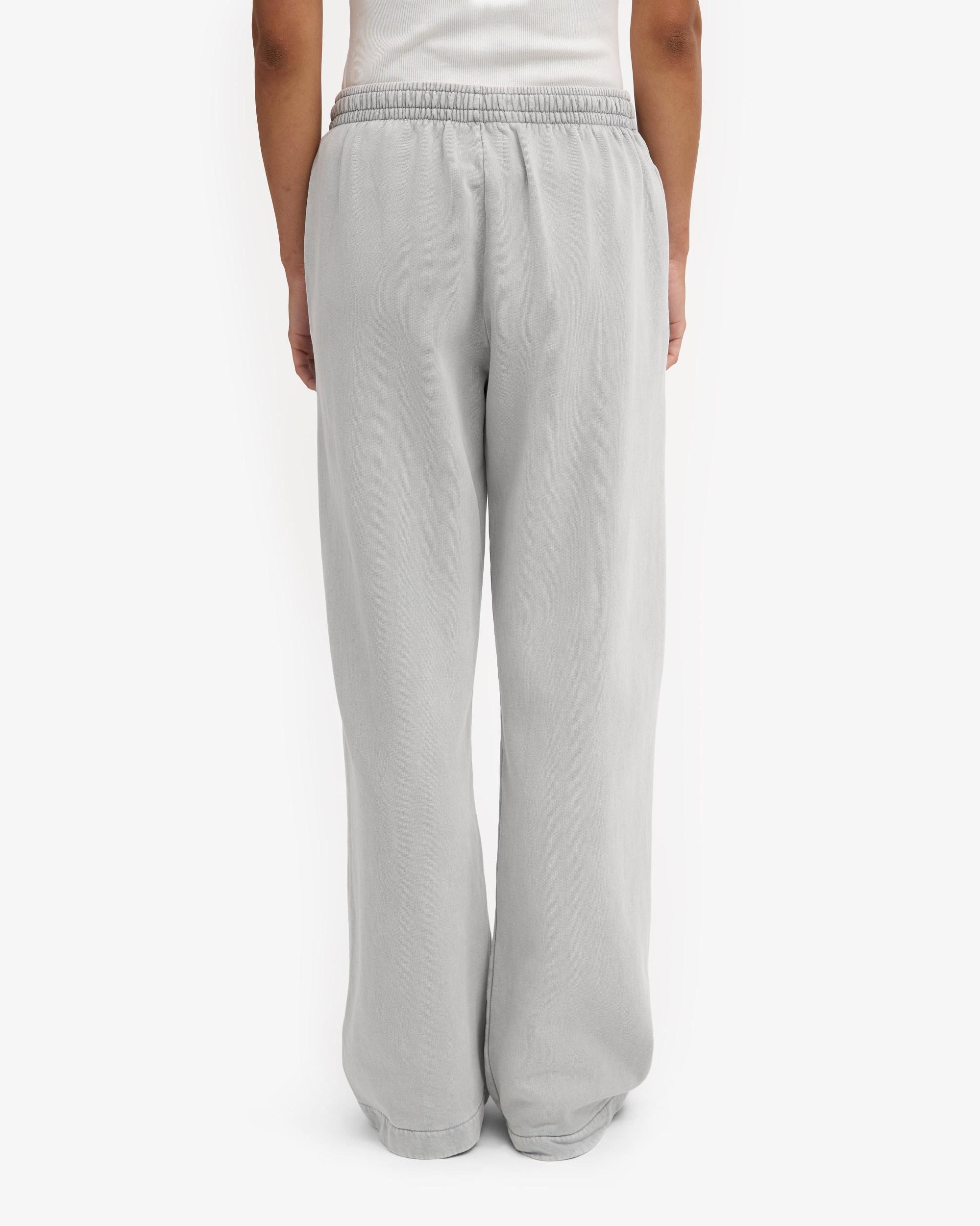 Organic Straight Leg Sweatpants - Faded Grey Product Image
