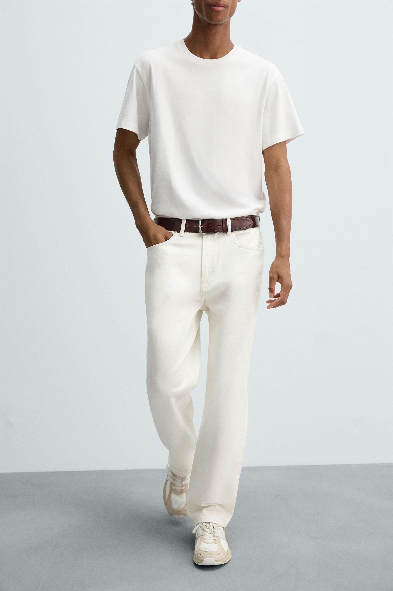 STRAIGHT ANKLE FIT JEANS Product Image