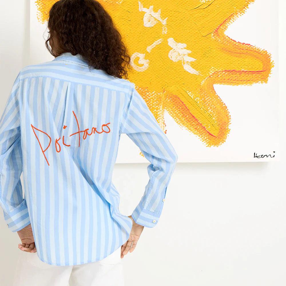 Kerri Rosenthal Mia Stripe Positano Shirt Product Image