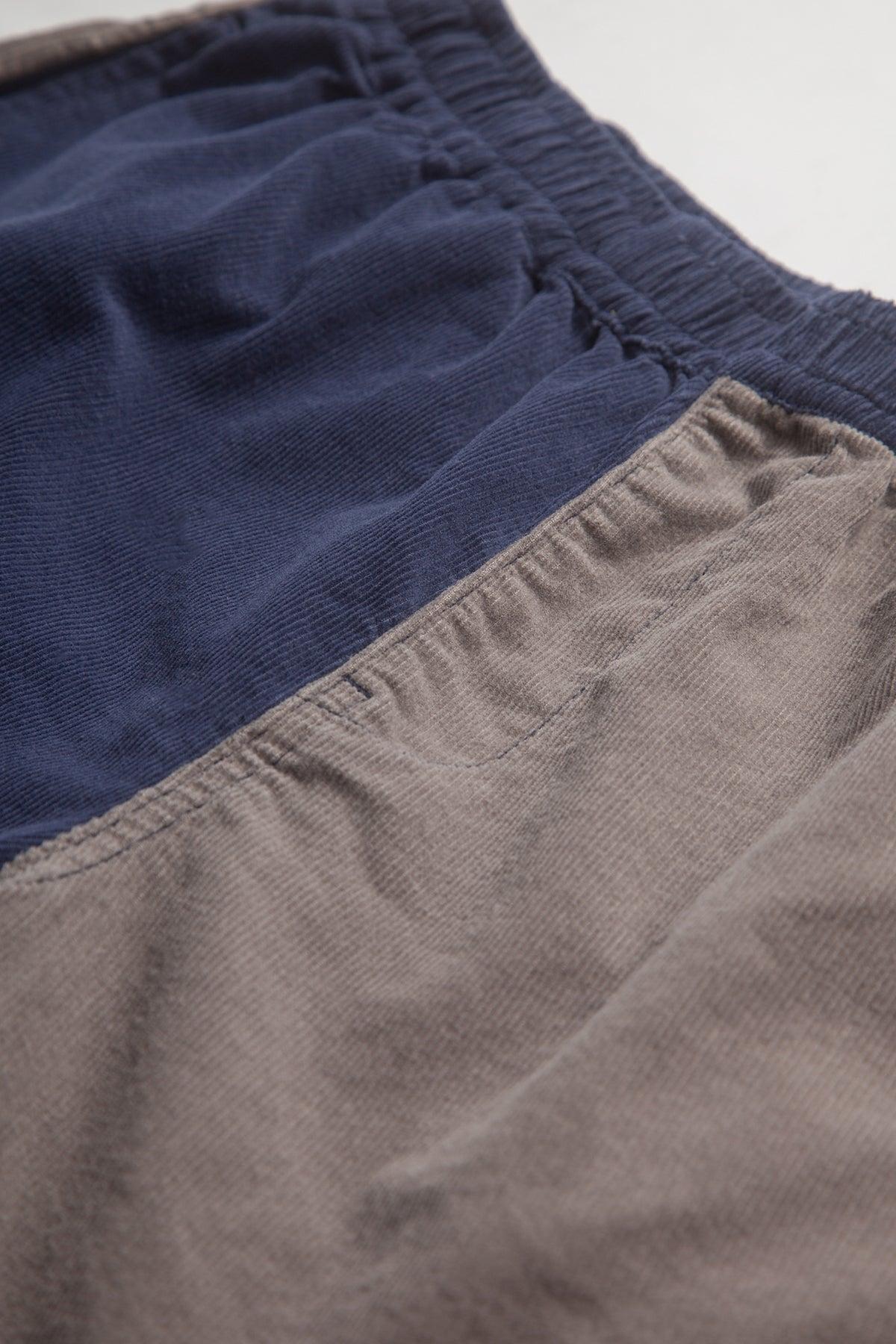Blacksmith - Corduroy Easy Shorts - Navy/Grey Product Image