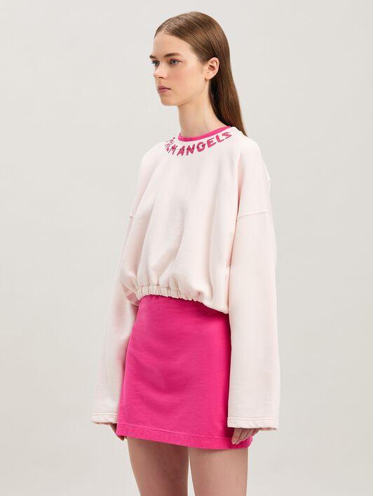 SEASONAL LOGO DRAWSTRING CREW SOFT PINK Product Image