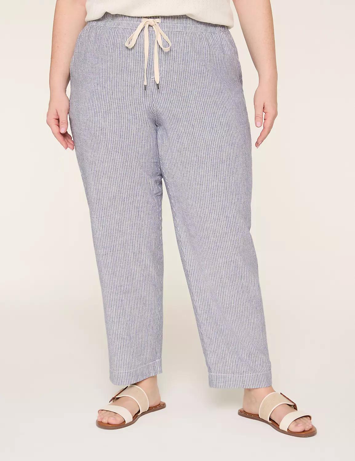 Linen Pull-On Ankle Pant Product Image