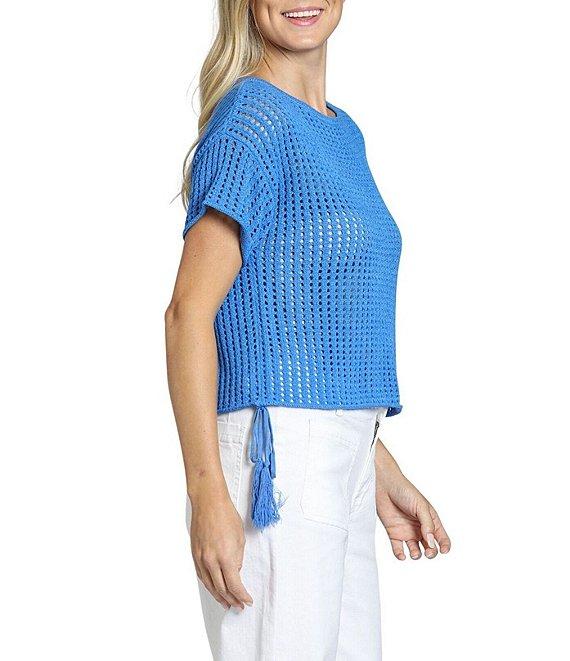 APNY Knit Crew Neck Short Sleeve Top Product Image
