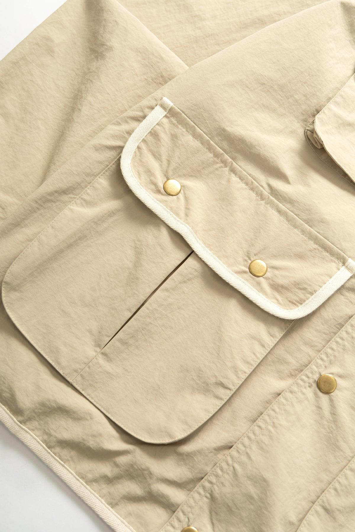 Blacksmith - Crinkle Hunter Jacket - Beige Product Image