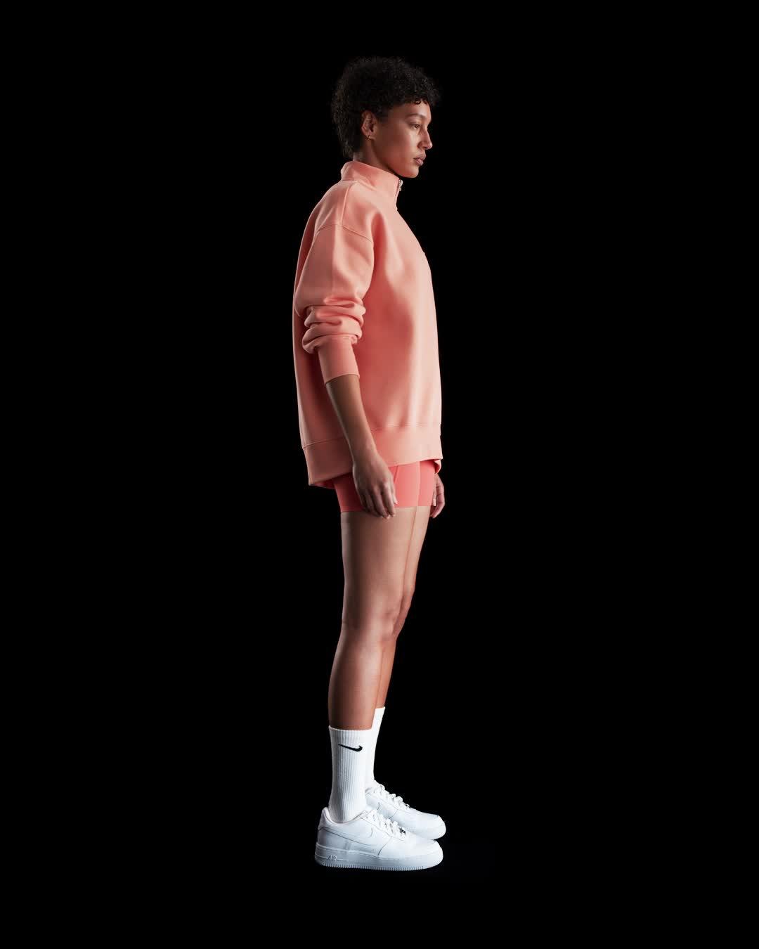 Women's Nike Sportswear Phoenix Fleece Oversized 1/4-Zip Long Sweatshirt Product Image