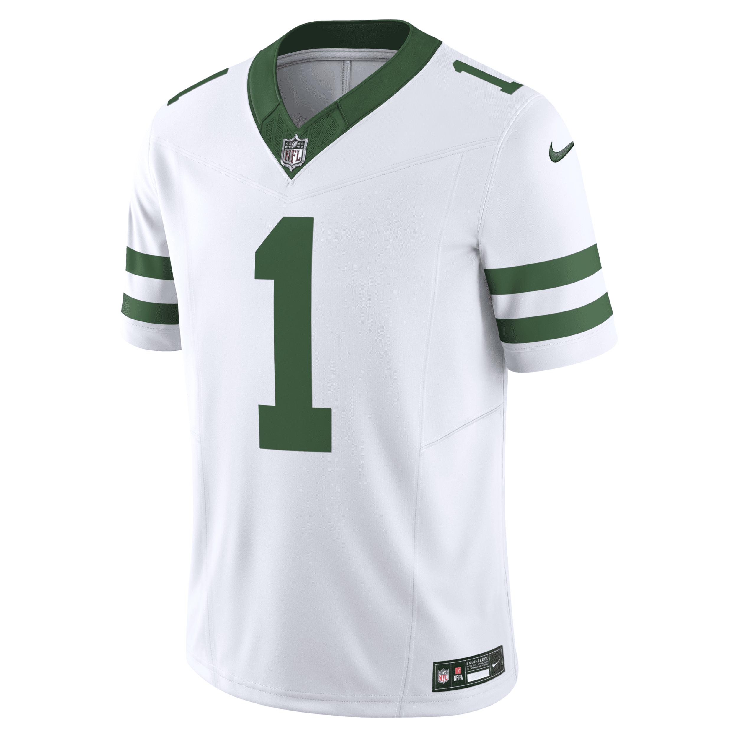Men's Nike Ahmad Sauce Gardner White New York Jets Vapor F.U.S.E. Limited Jersey,  Product Image
