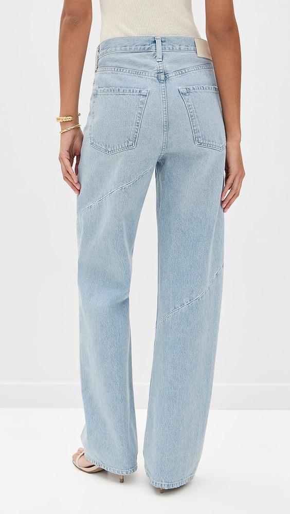 Citizens of Humanity Ayla Swirl Baggy Cuffed Jeans | Shopbop Product Image
