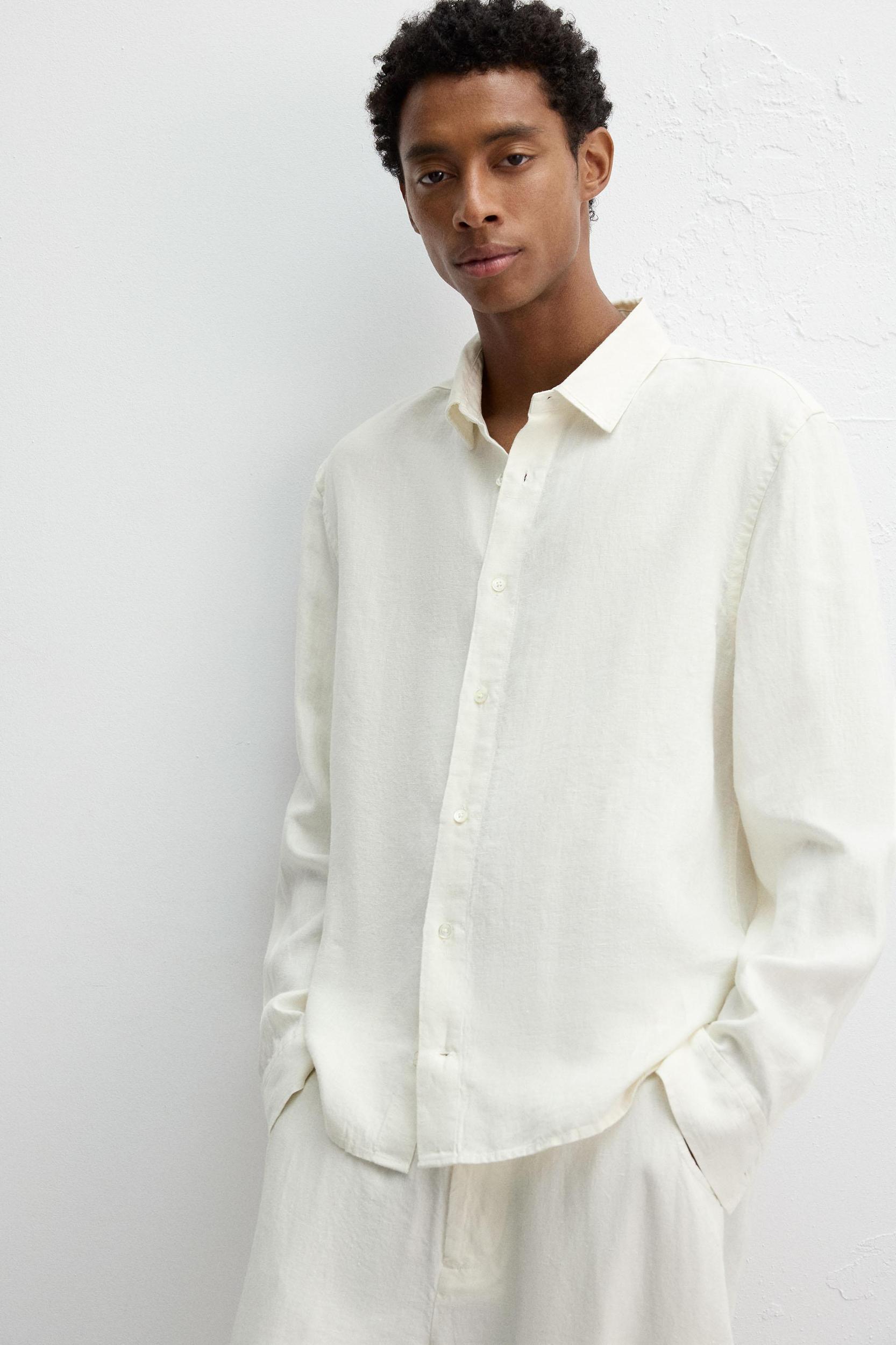 RELAXED FIT 100% HEMP SHIRT Product Image