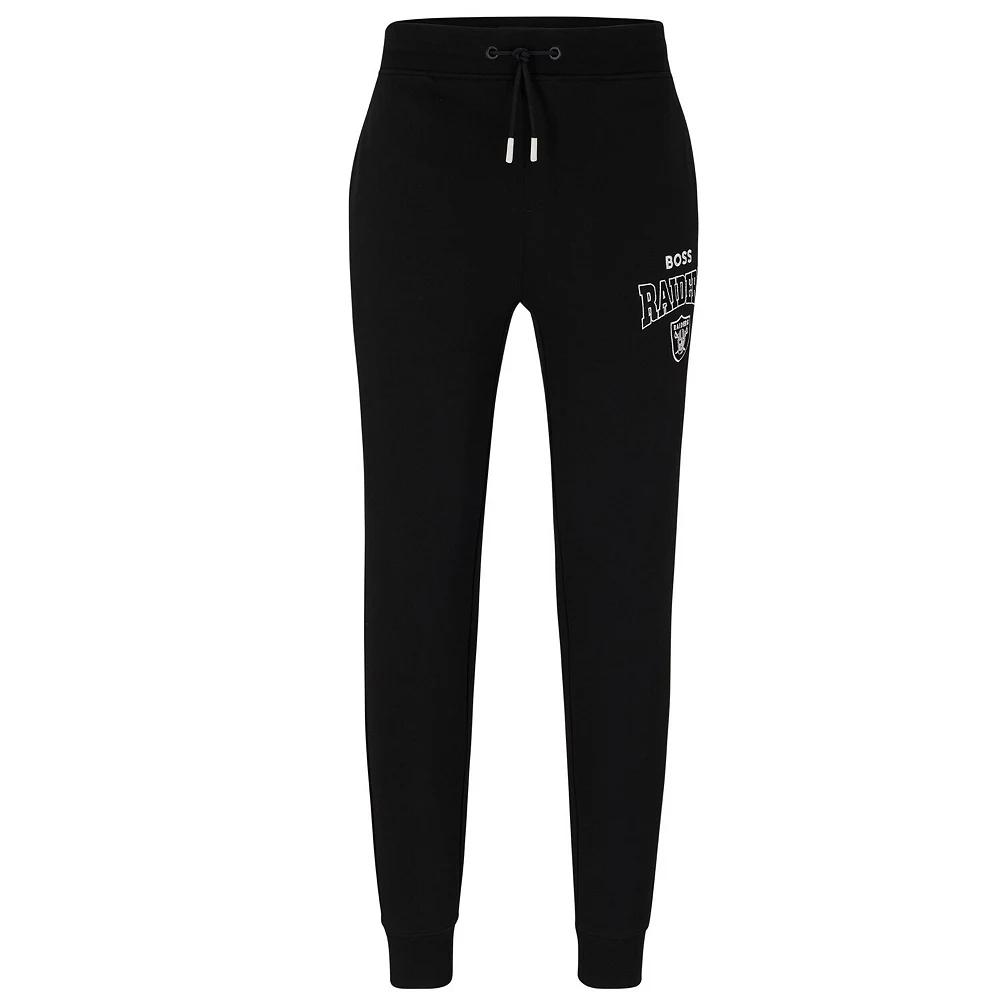 Men's BOSS X NFL  Black/White Las Vegas Raiders Snap Pants, Size: XL, Lvr Black Product Image