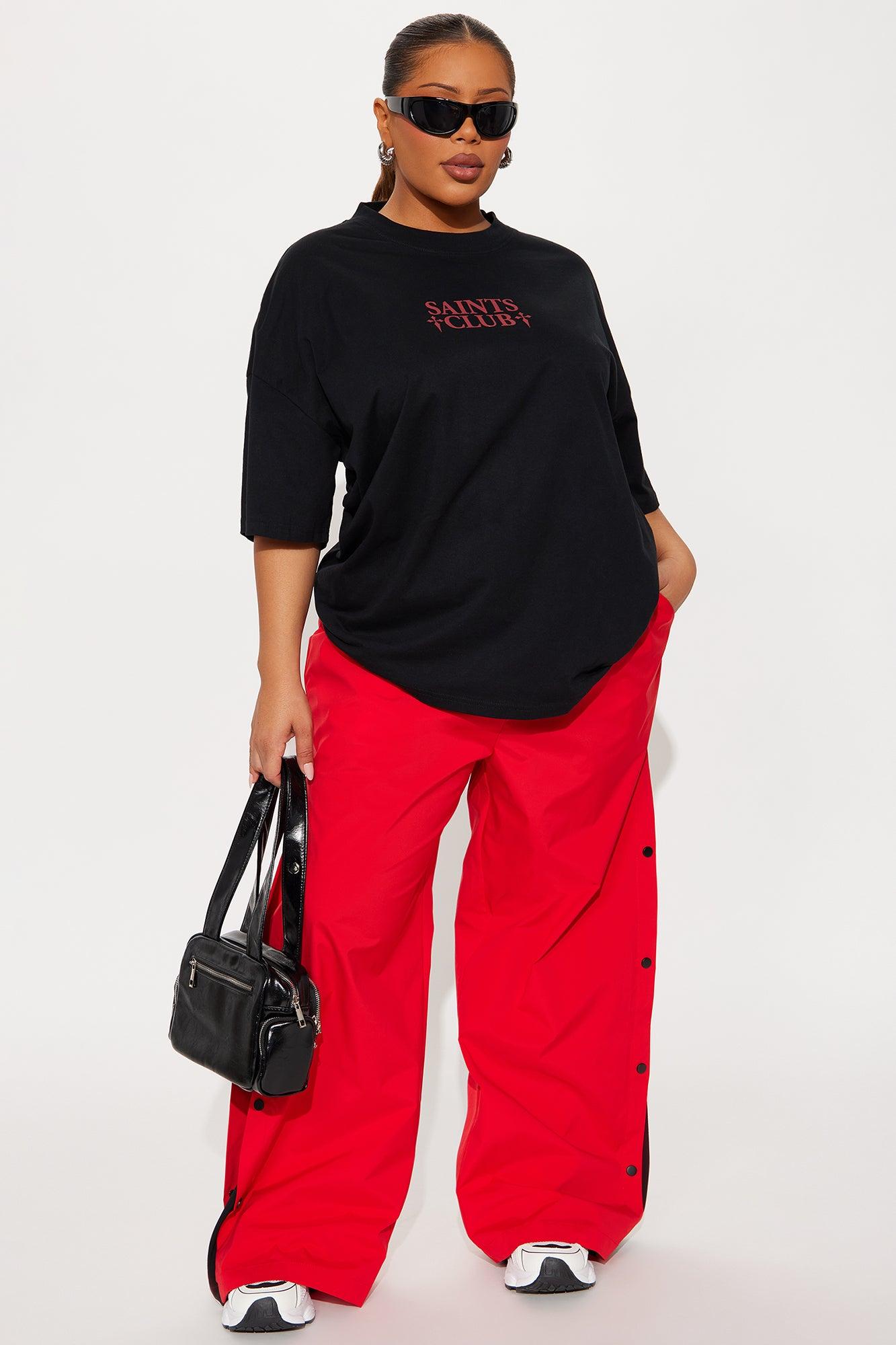 Saints Club Washed Tee - Black Female Product Image