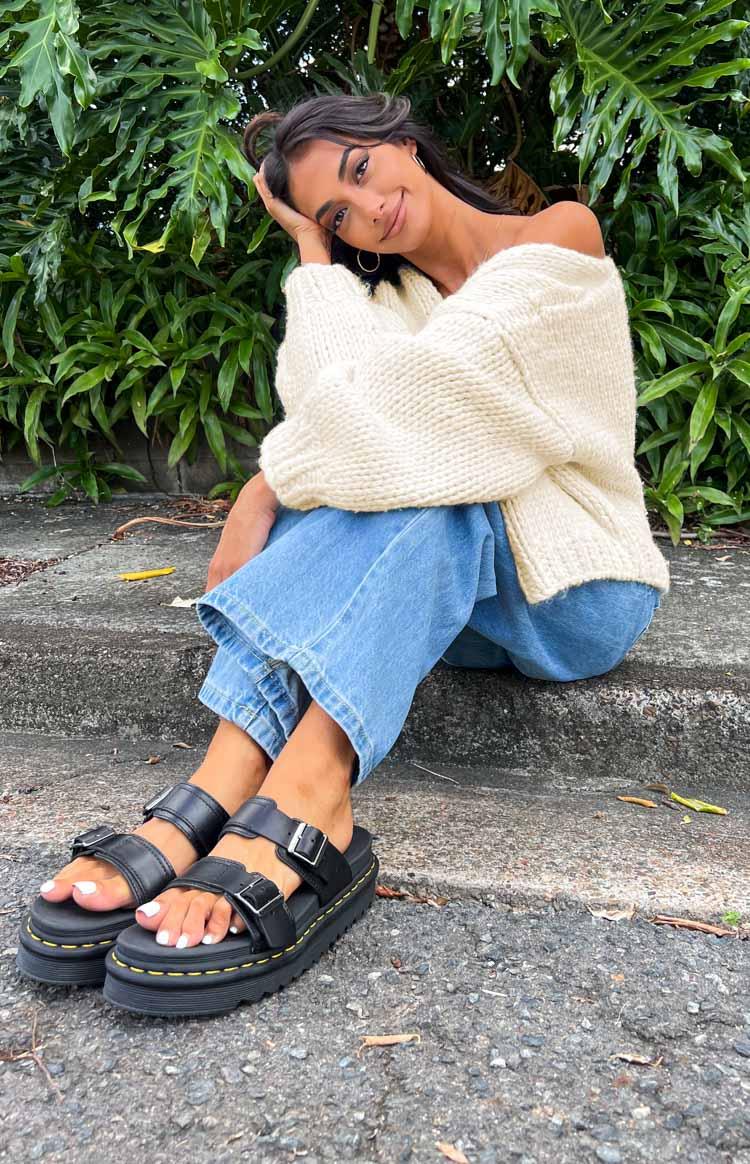 Bad Habits Cream Knit Cardigan Product Image