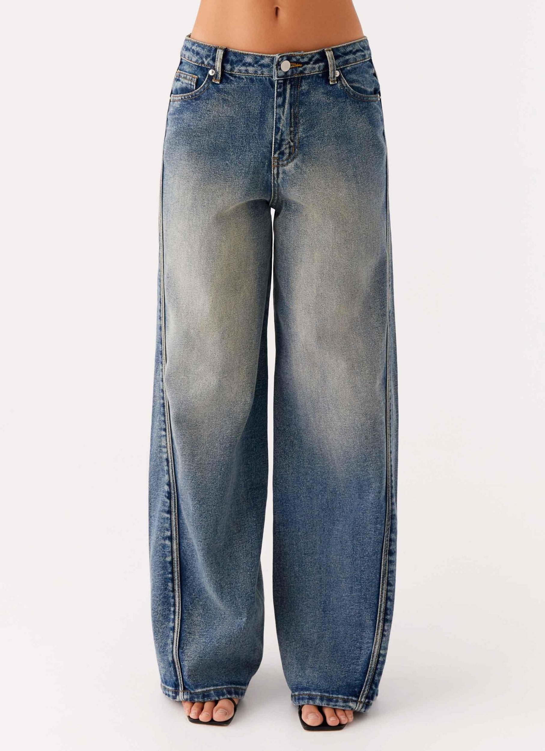 Calico Denim Jeans - Indigo Product Image
