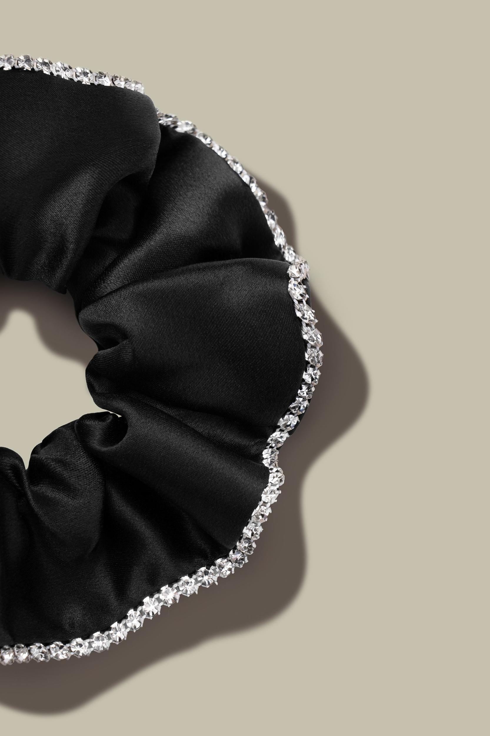 LILYSILK Rhinestone Jewelry Silk Scrunchies Product Image