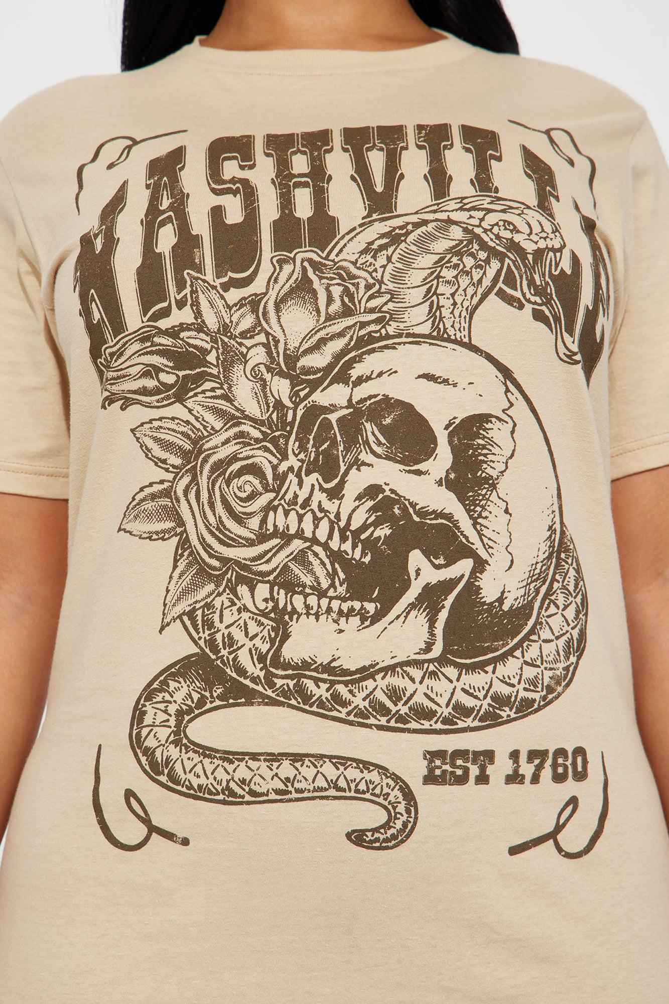 Nashville Graphic Tee - Sand Product Image
