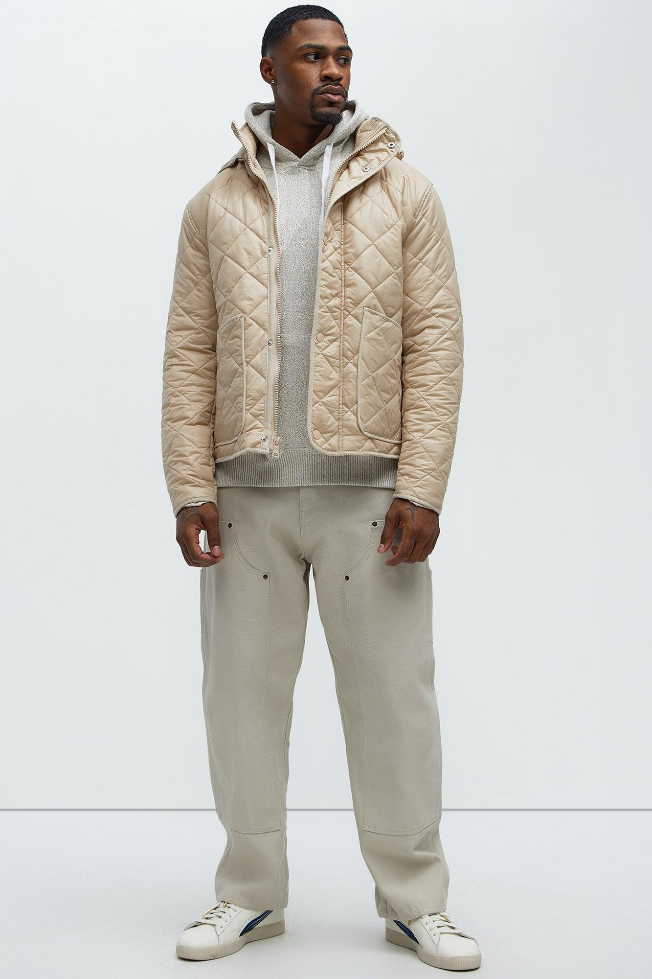 Better By Myself Quilted Jacket - Tan Product Image