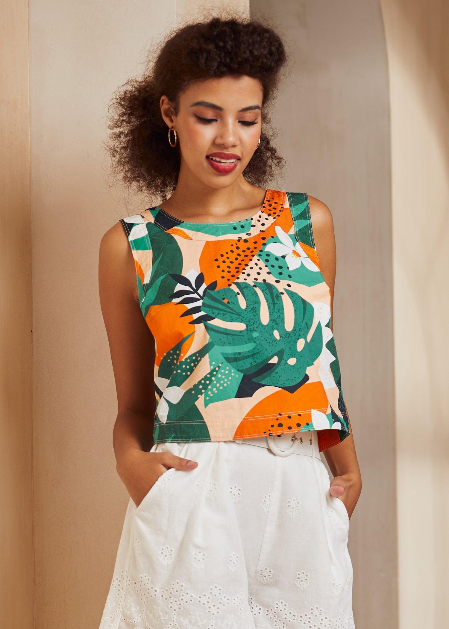 The Breezy Backdrop Top Product Image