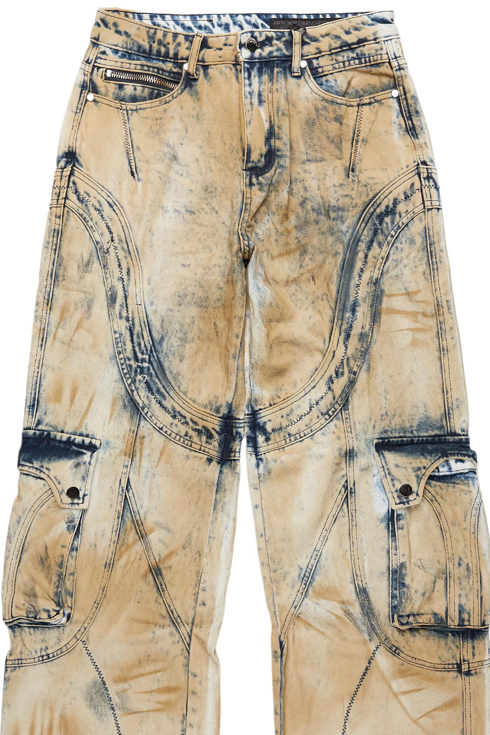 Denmot Blue Baggy Fit Jean Male Product Image