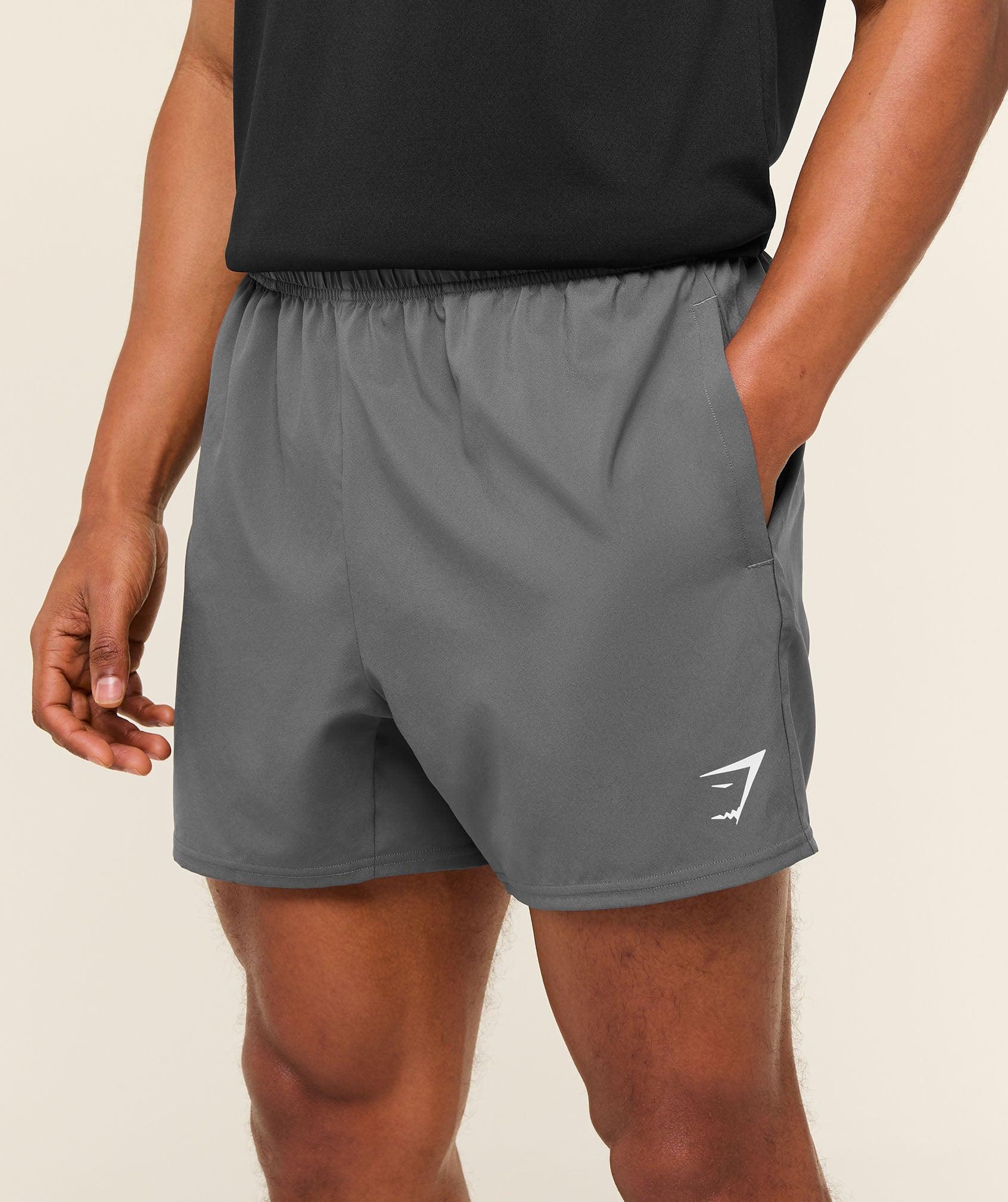 Gymshark Arrival 5" Shorts - Silhouette Grey Male Product Image