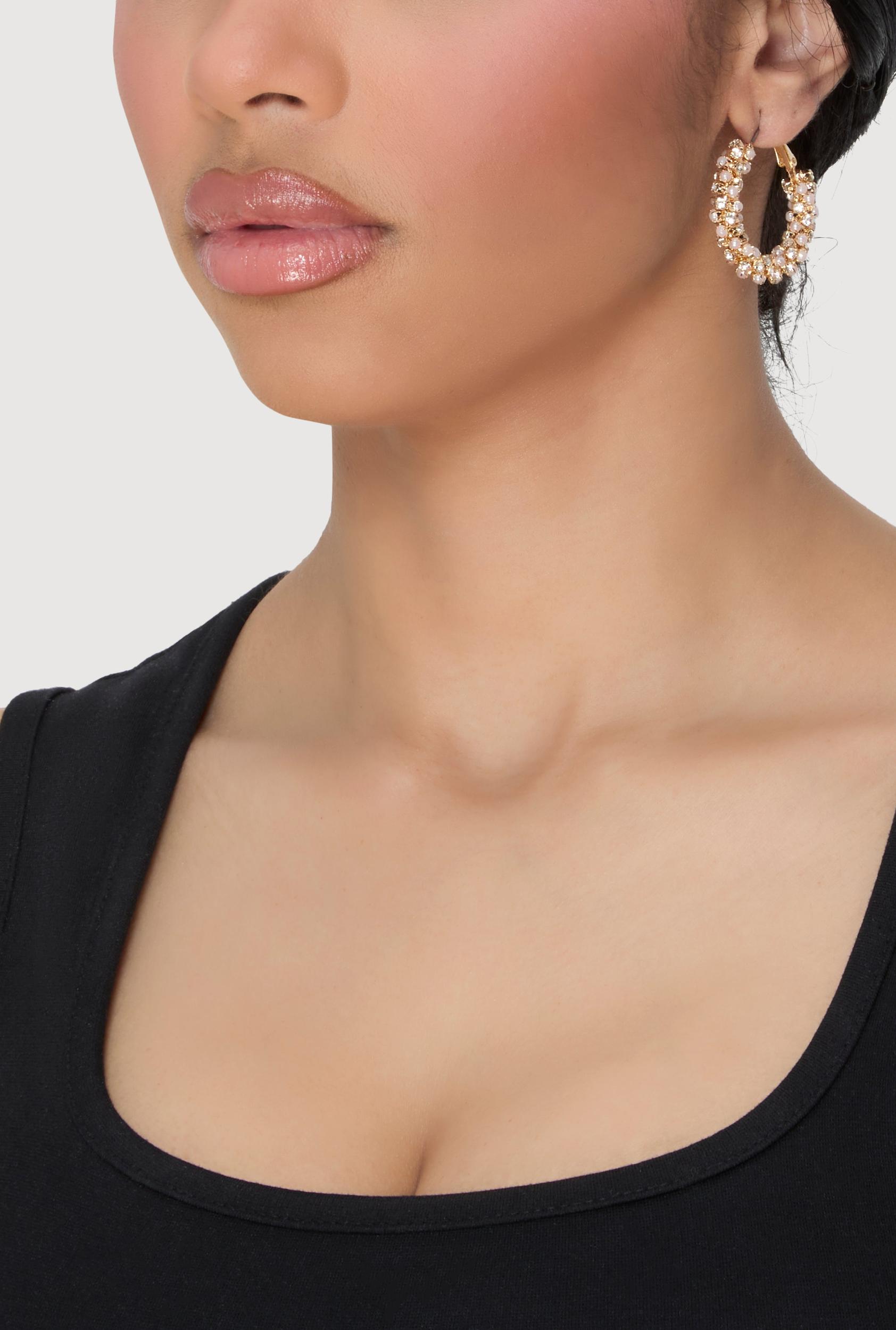 Rhinestone Kite Dangle Earrings Unisex Product Image