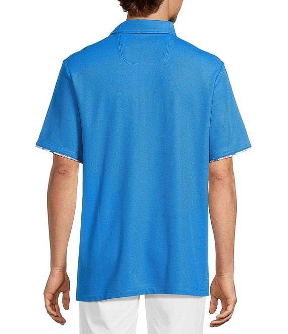 Tommy Bahama IslandZone Flamingo Mingle 5 O 'Clock Short Sleeve Polo Shirt Product Image
