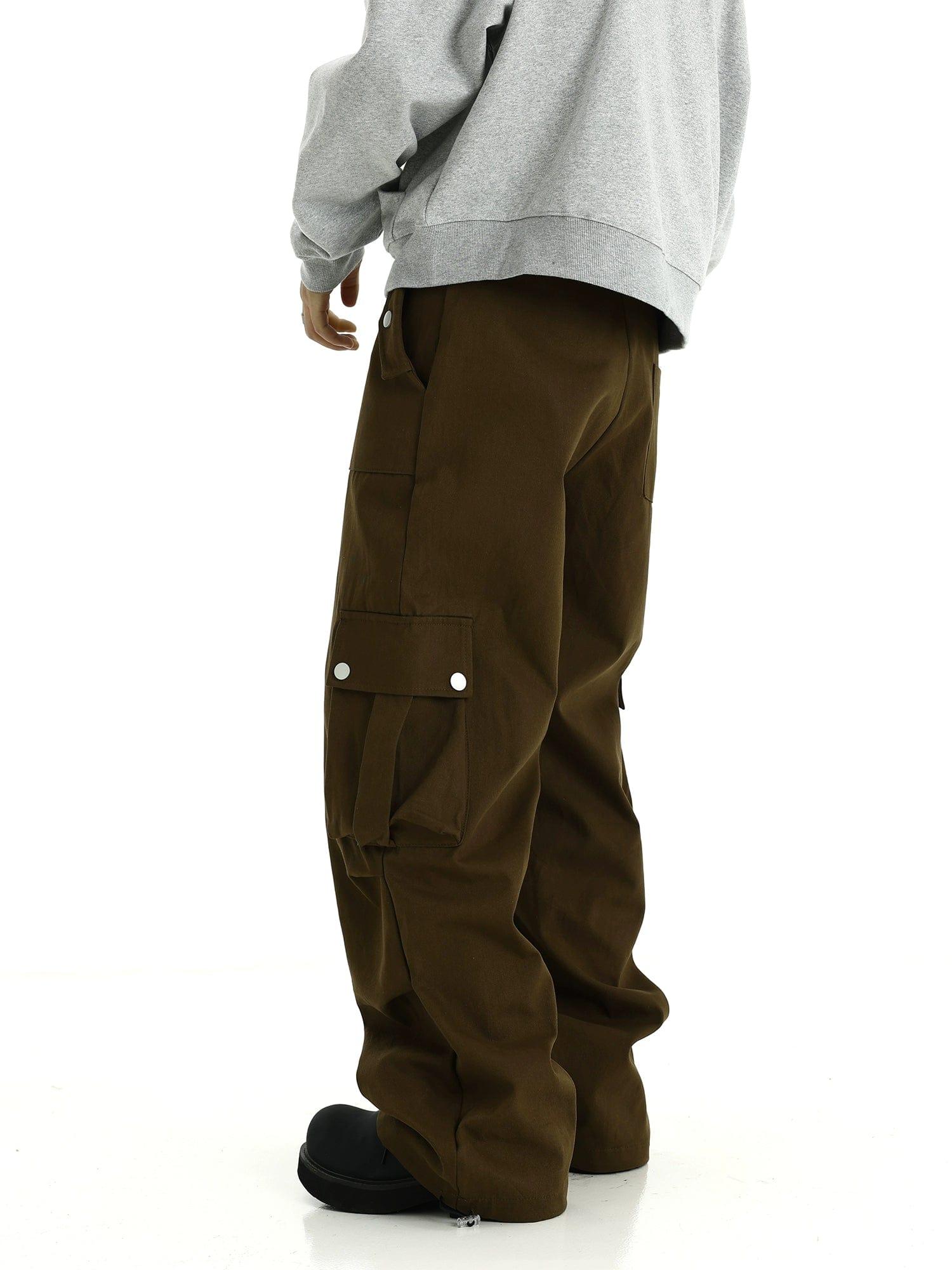 RT No. 10816 WIDE STRAIGHT CARGO PANTS Product Image