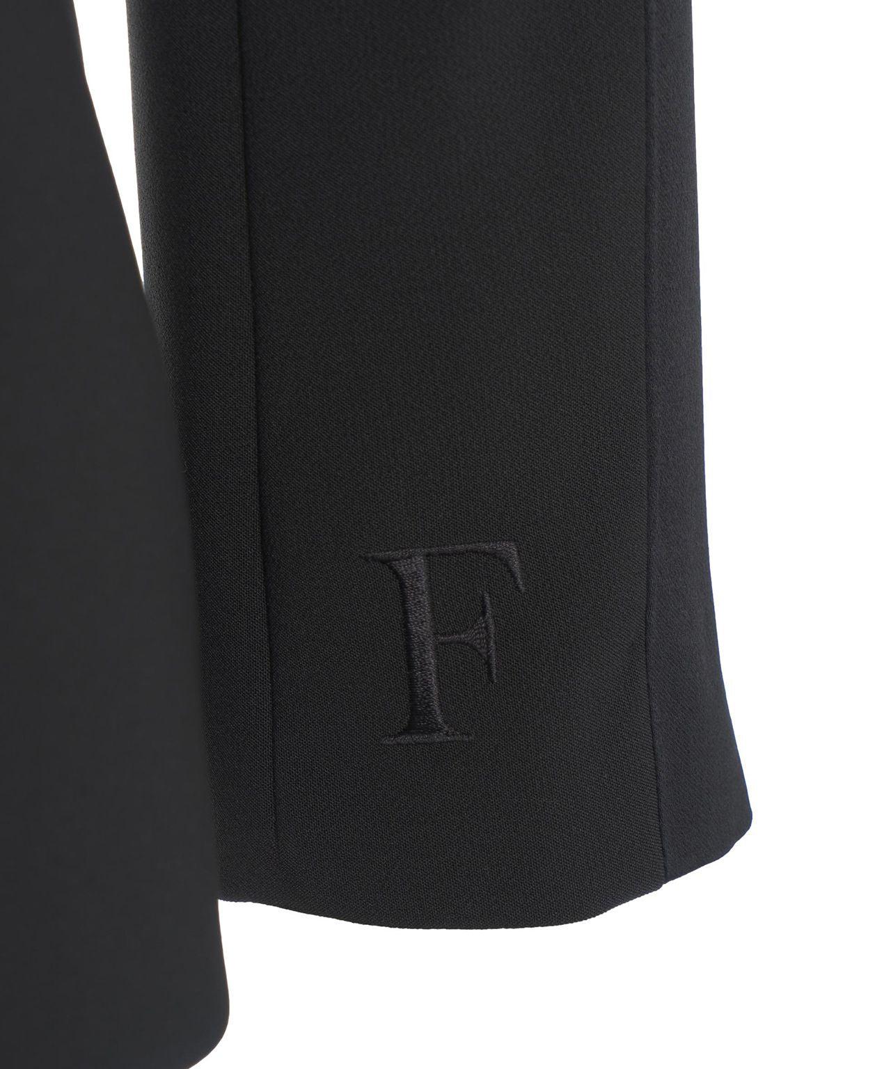 Double-breasted blazer in crêpe Product Image