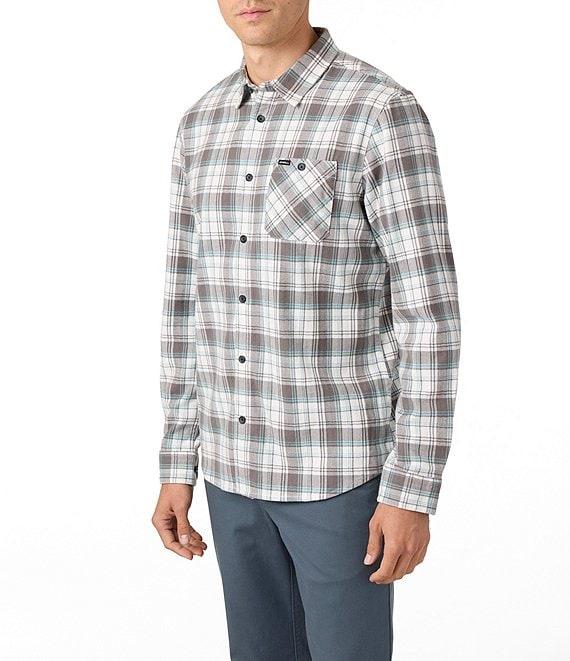 O'Neill Redmond Yarn Dyed Plaid Long Sleeve Flannel Shirt Product Image