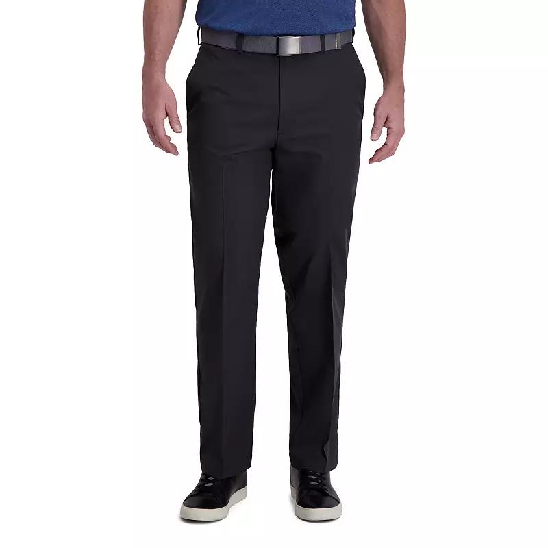 Men's Haggar® Cool Right® Performance Flex Classic-Fit Flat-Front Pants,  Product Image