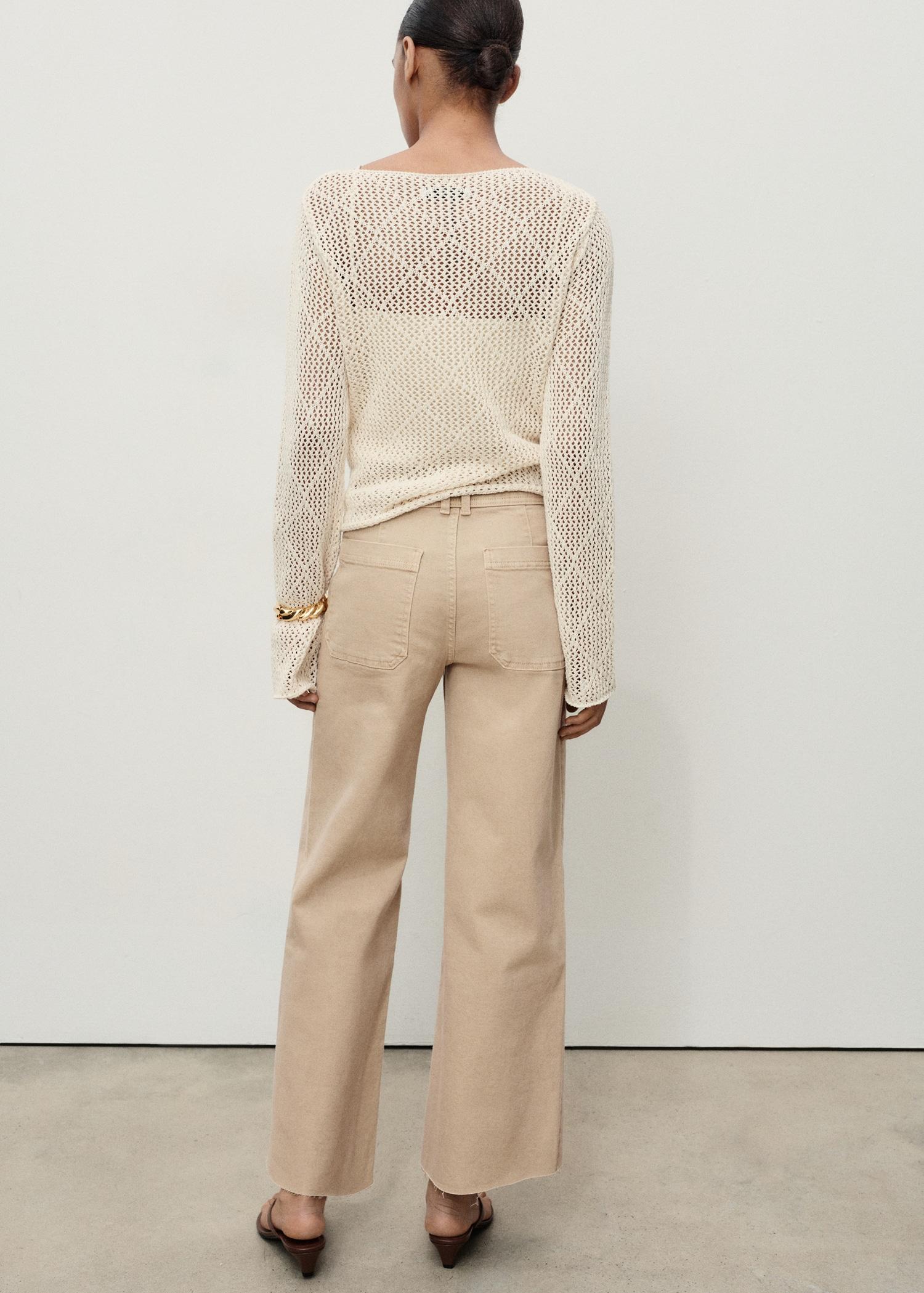 Catherin culotte high-rise jeans - Women | MANGO USA Product Image