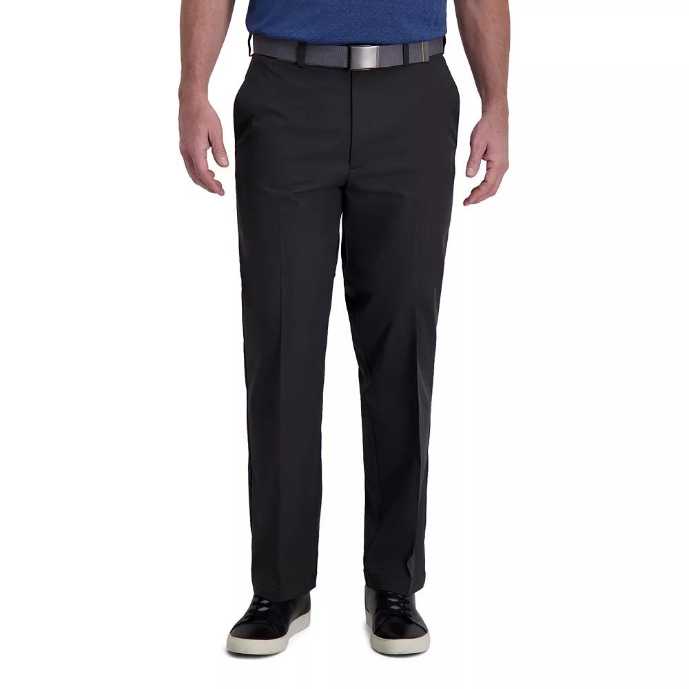 Men's Haggar® Cool Right® Performance Flex Classic-Fit Flat-Front Pants,  Product Image