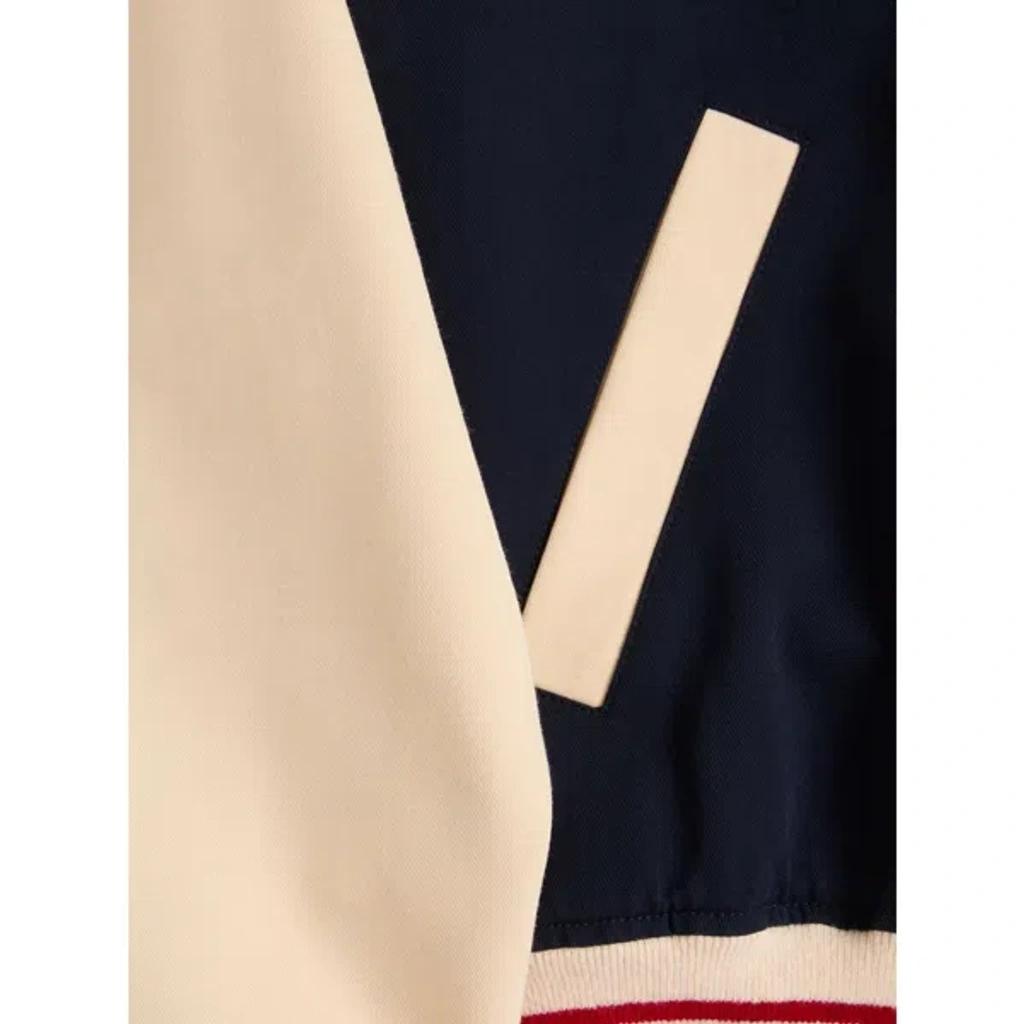 VALENTINO La Chat De La Maison Wool Bomber Jacket In Black Product Image