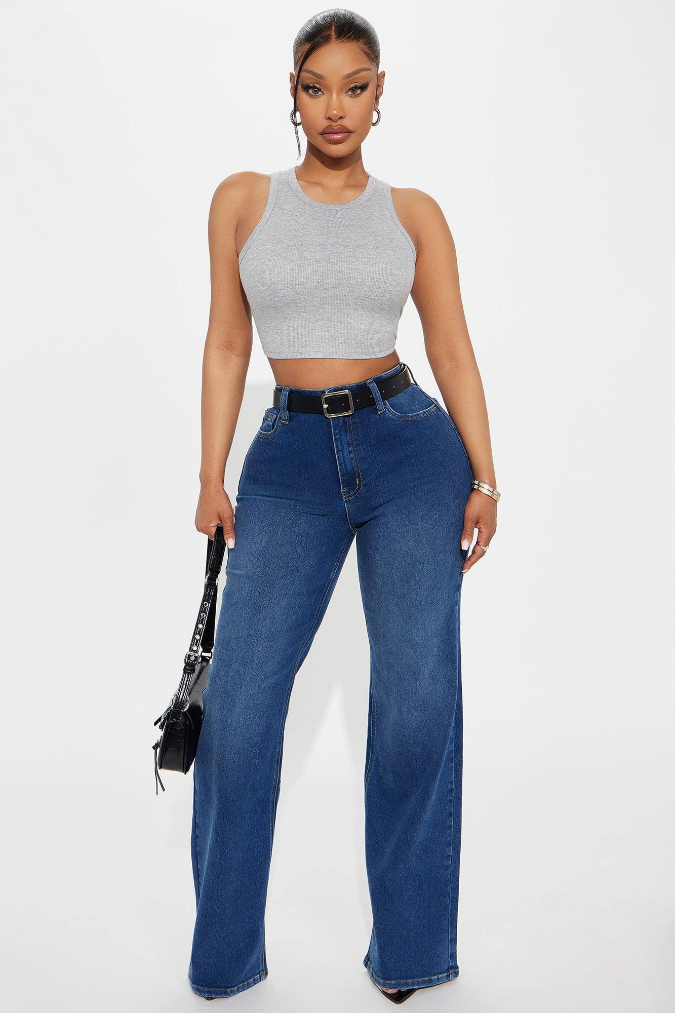 Cara Ribbed Tank - Heather Grey Female Product Image