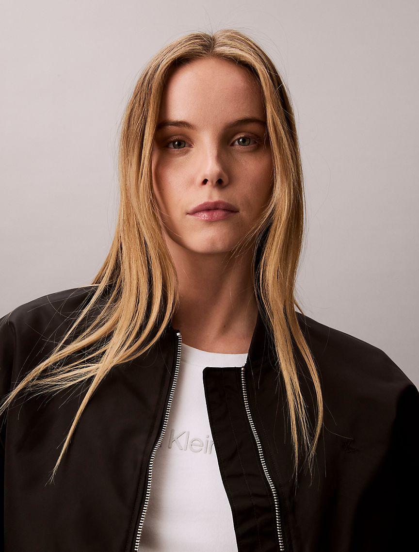 Nylon Bomber Jacket Product Image