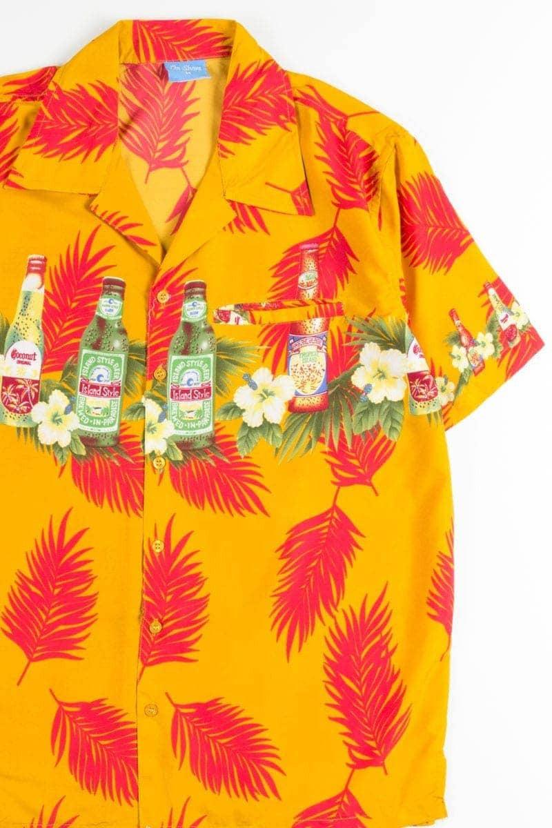 Yellow Island Beers Hawaiian Shirt Product Image