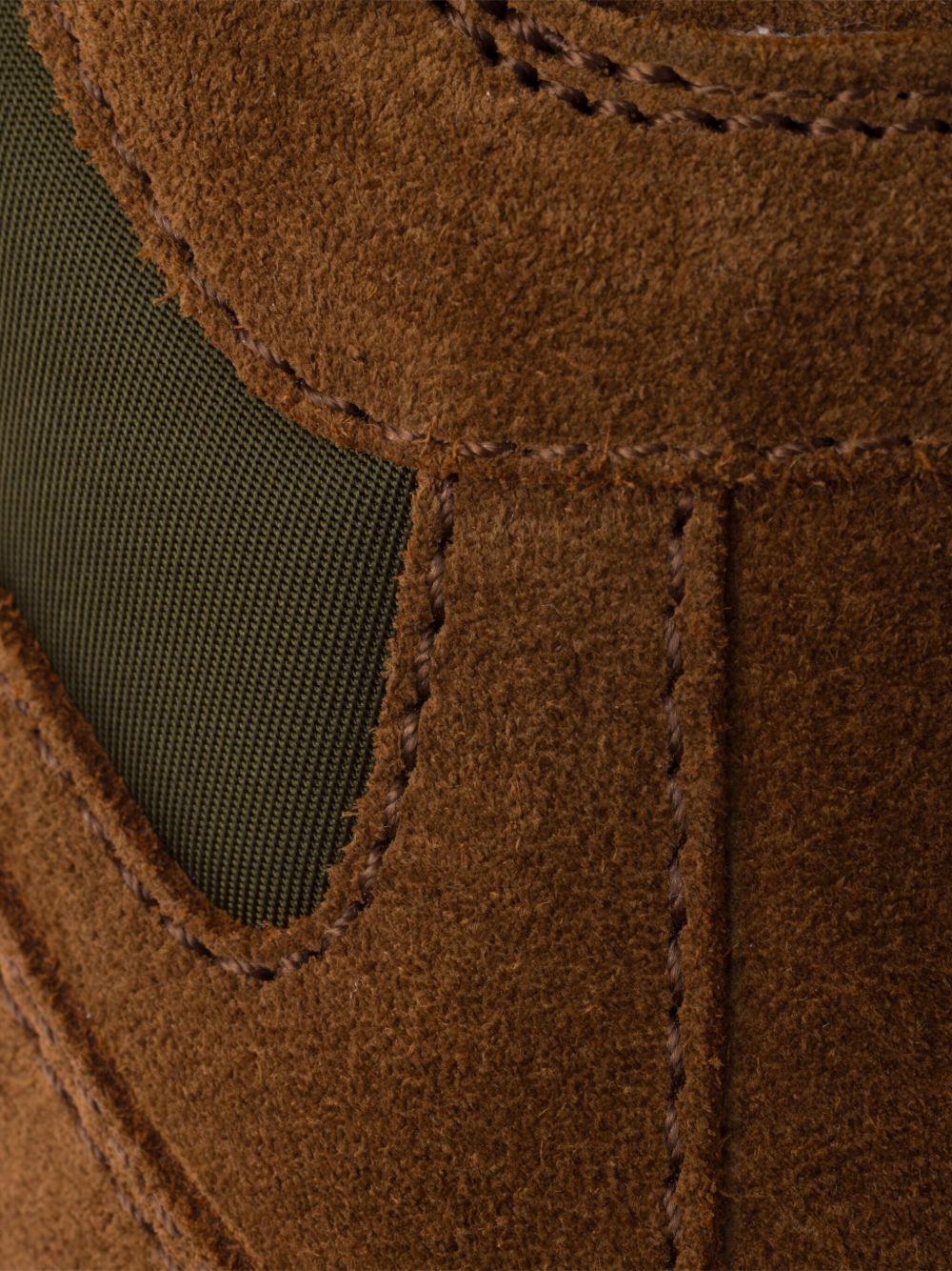 suede-panelled low-top sneakers Product Image