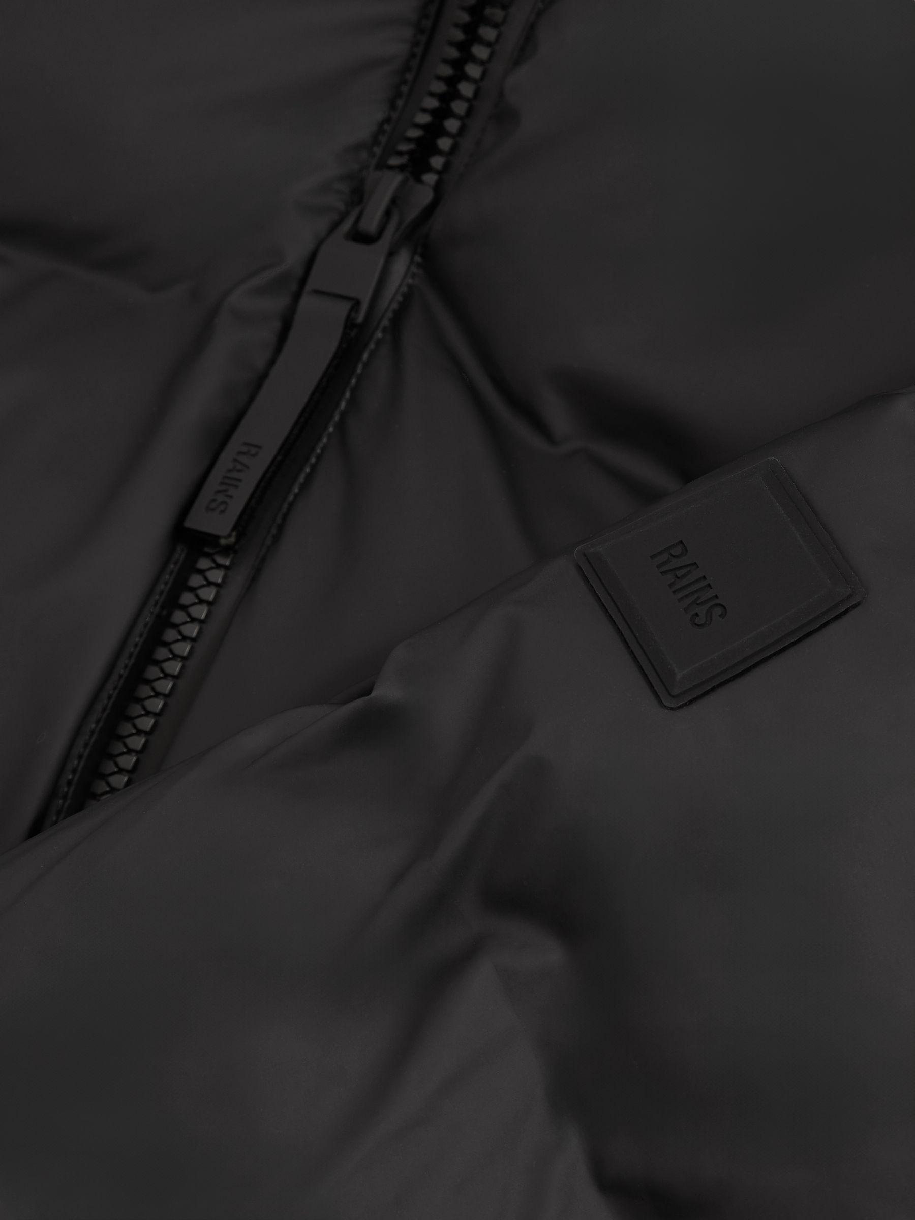 Rains Alta Short Puffer Jacket in Black Product Image