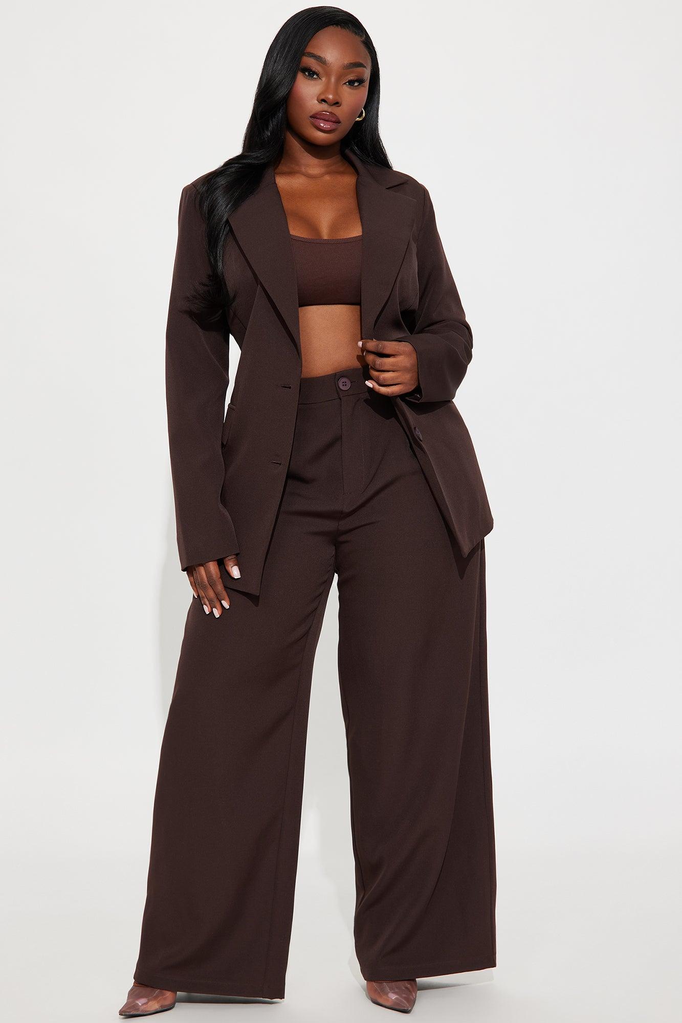 High Investment Trouser Pant - Chocolate Female Product Image